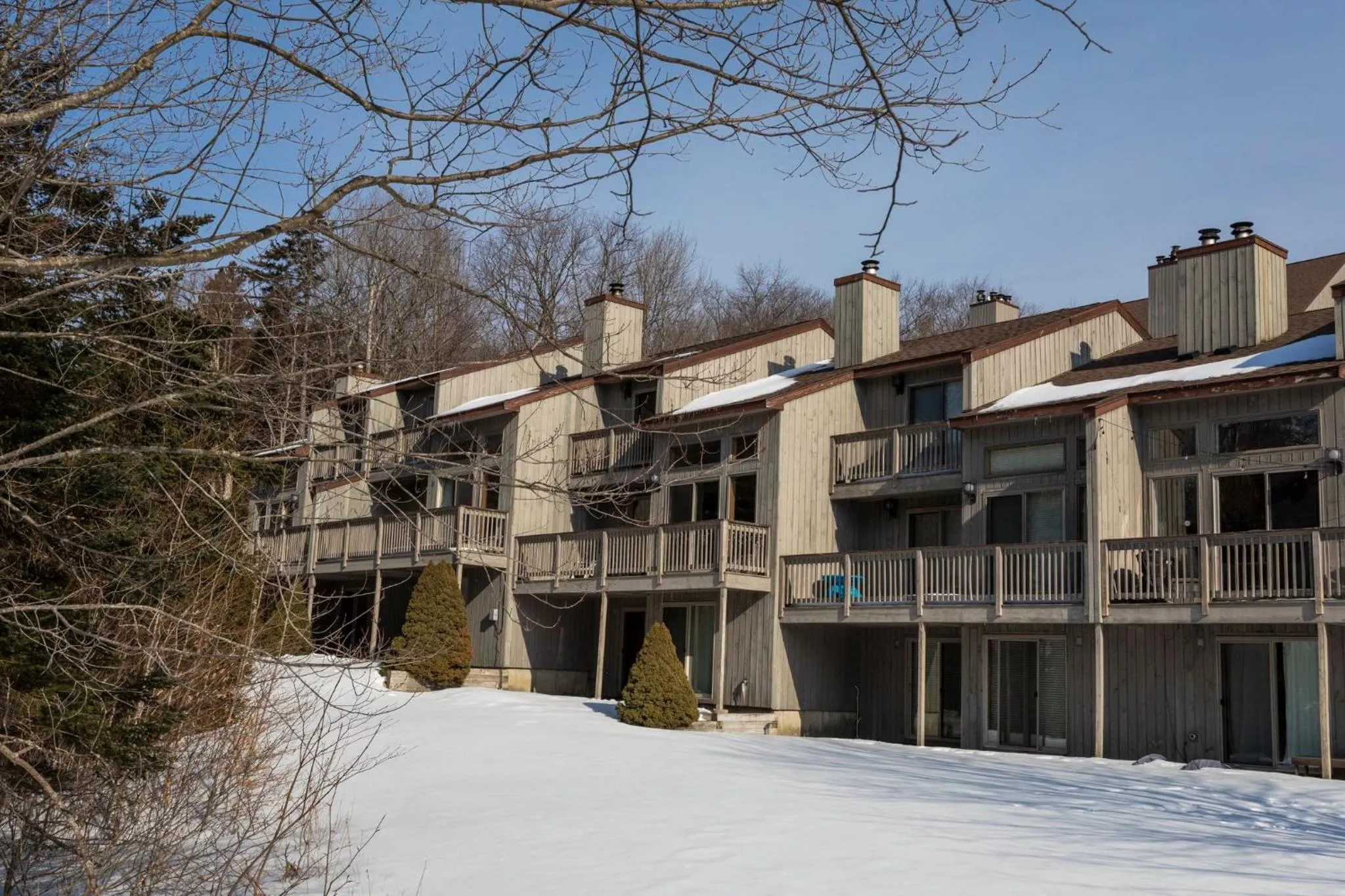 Property building in Mount Snow Lodging by Vail Resorts