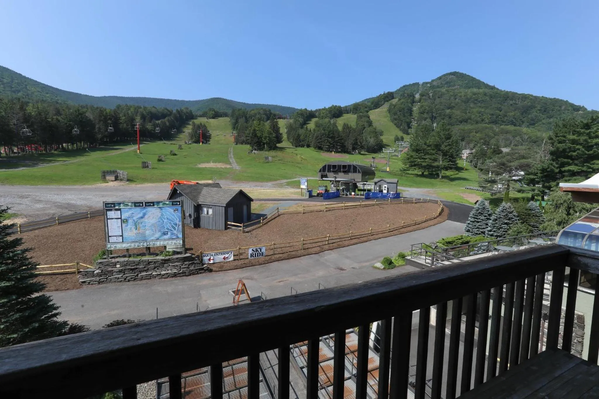 Balcony/Terrace in Kaatskill Mountain Club and Condos by Hunter Mountain