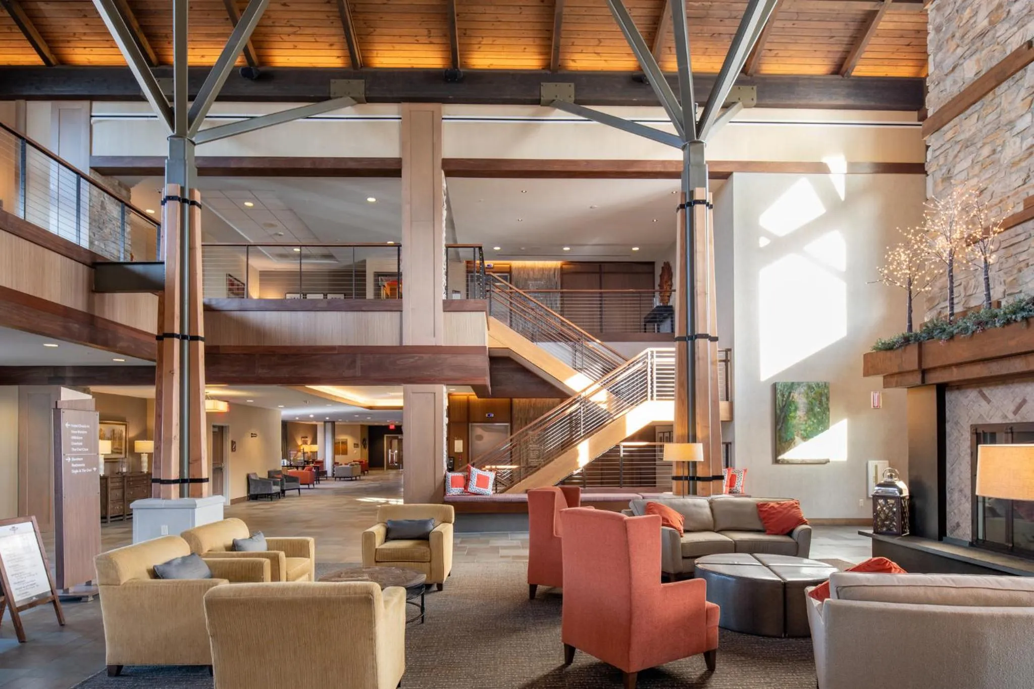 Lobby or reception in Liberty Mountain Resort