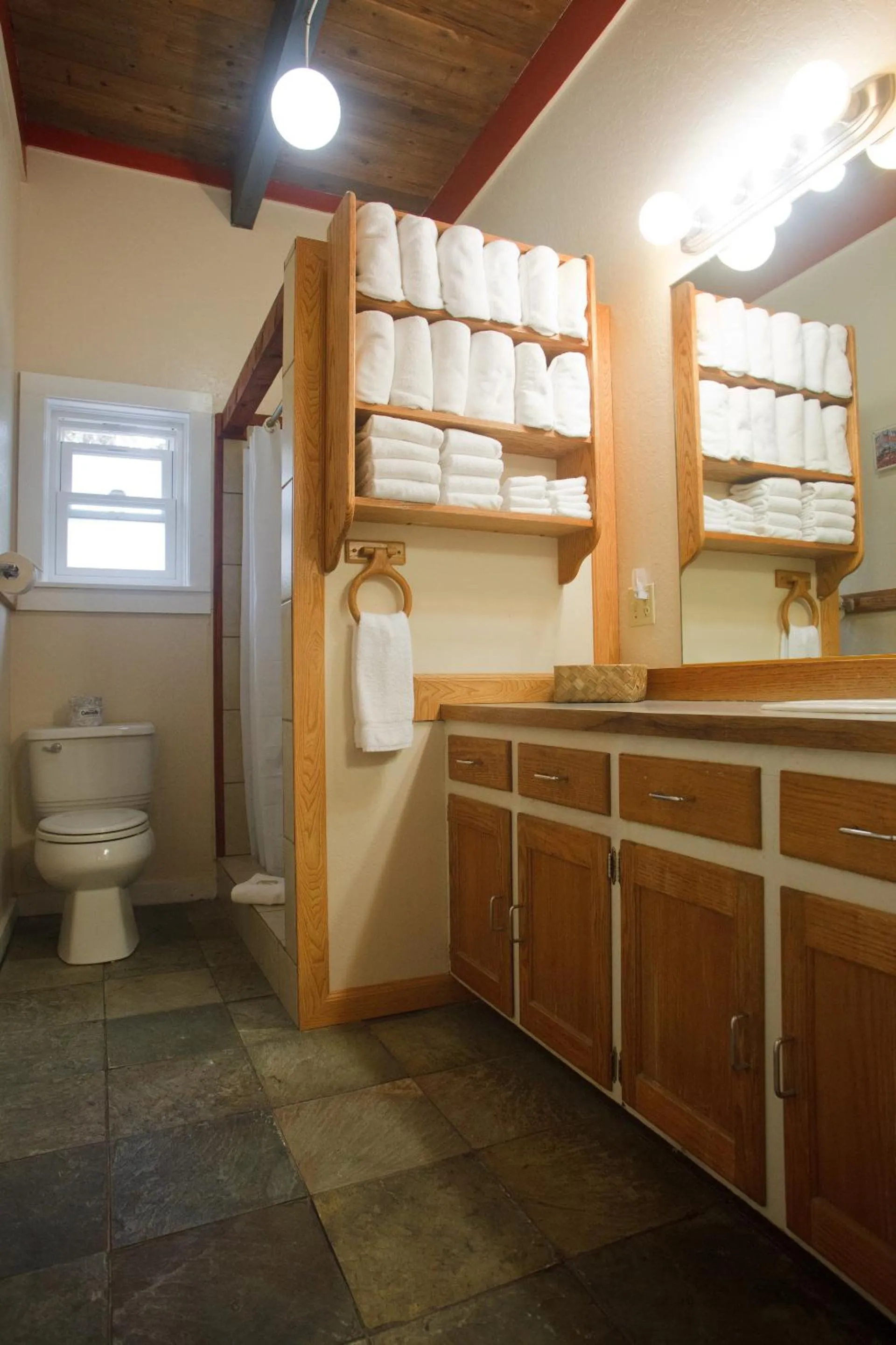 Bathroom in Volcano Hale