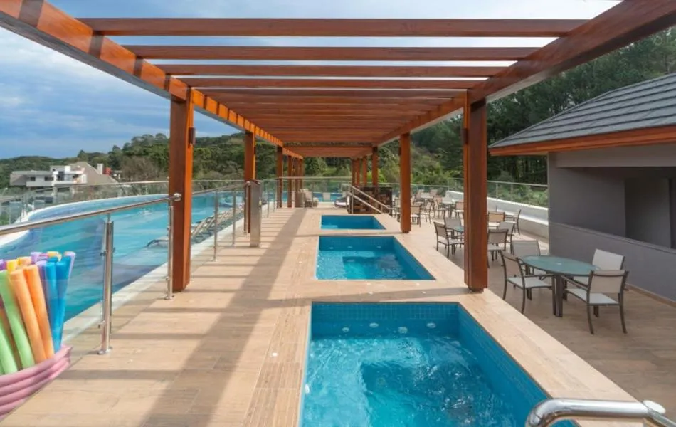 Pool view in Golden Laghetto Resort Gramado