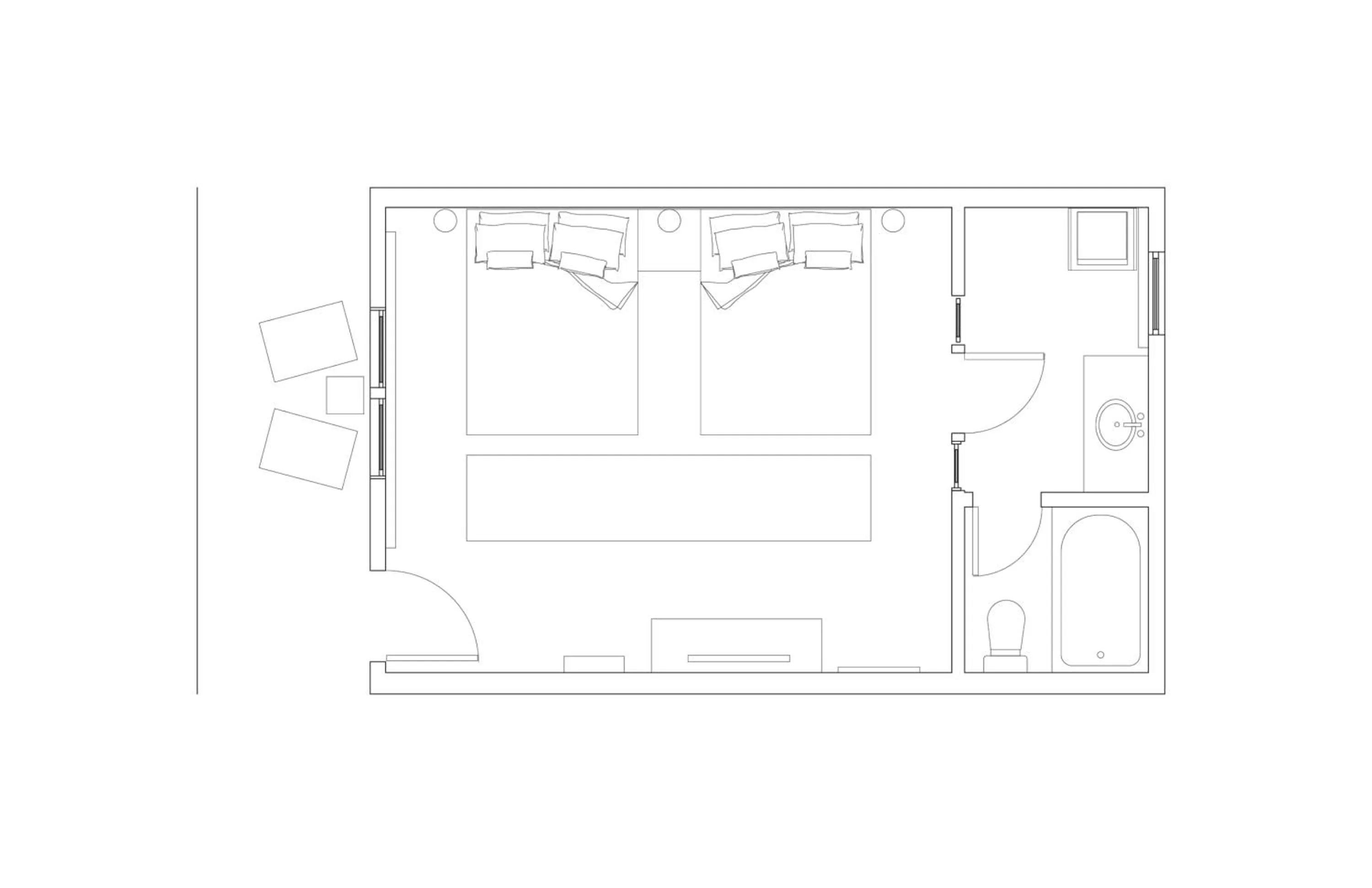 Floor plan in Bluebird Cady Hill Lodge