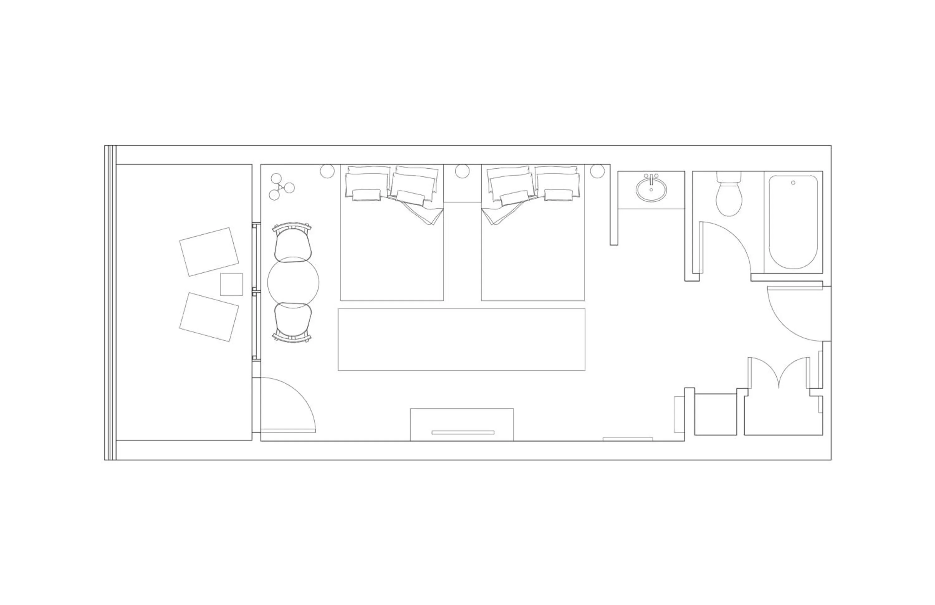 Floor plan in Bluebird Cady Hill Lodge