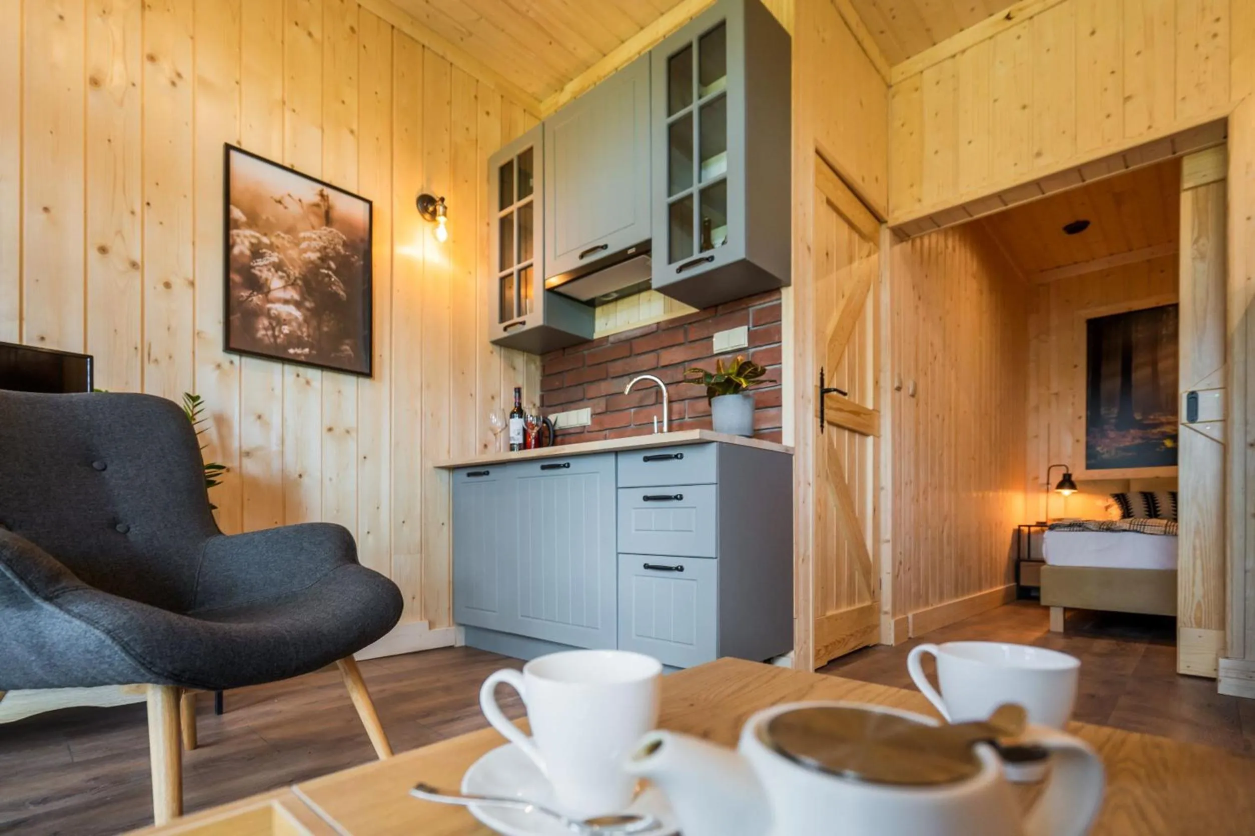 Coffee/tea facilities in Apartamenty Leśna Przystań nad jeziorem