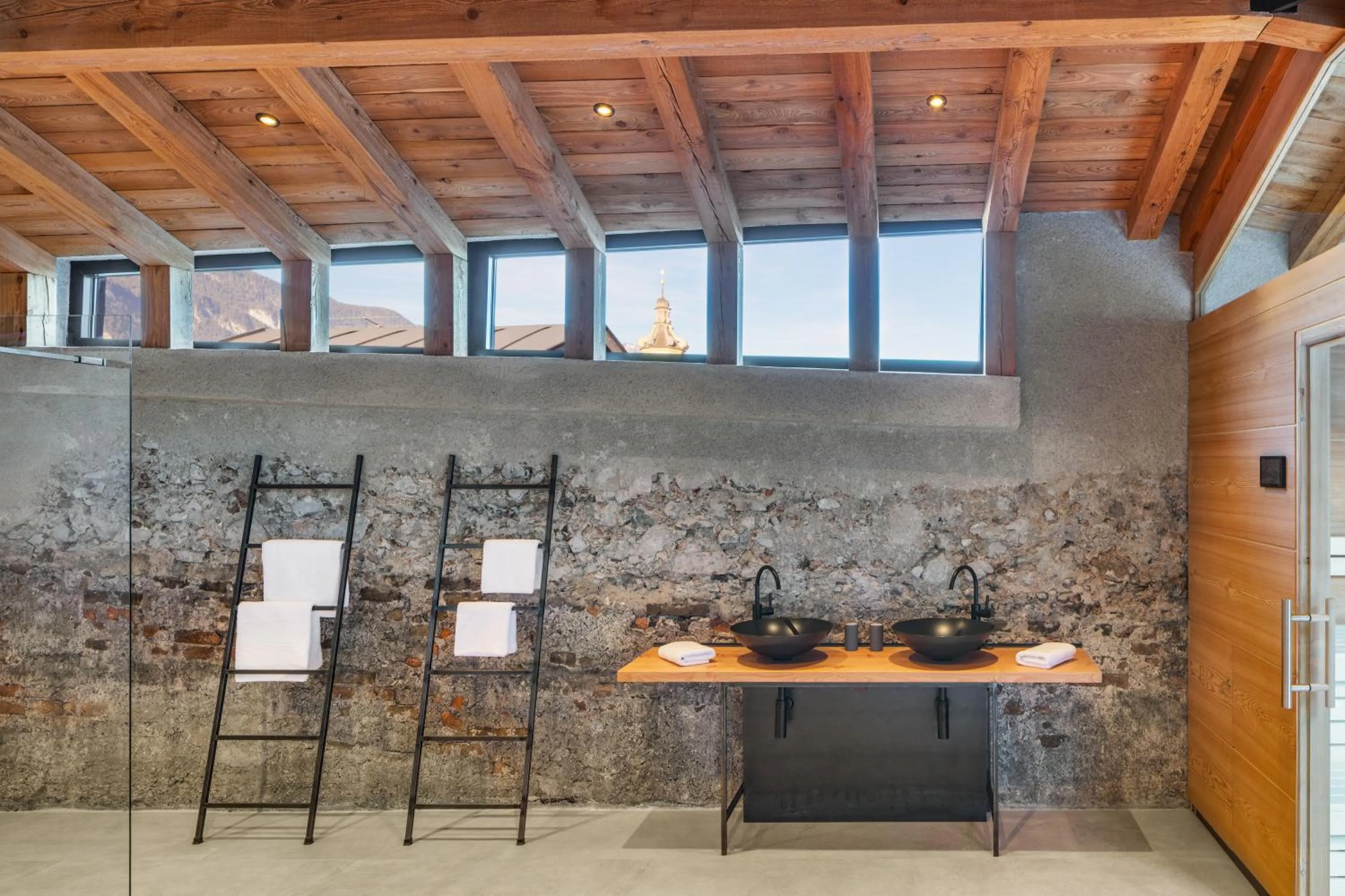 Sauna in Boutiquehotel Rattenberg