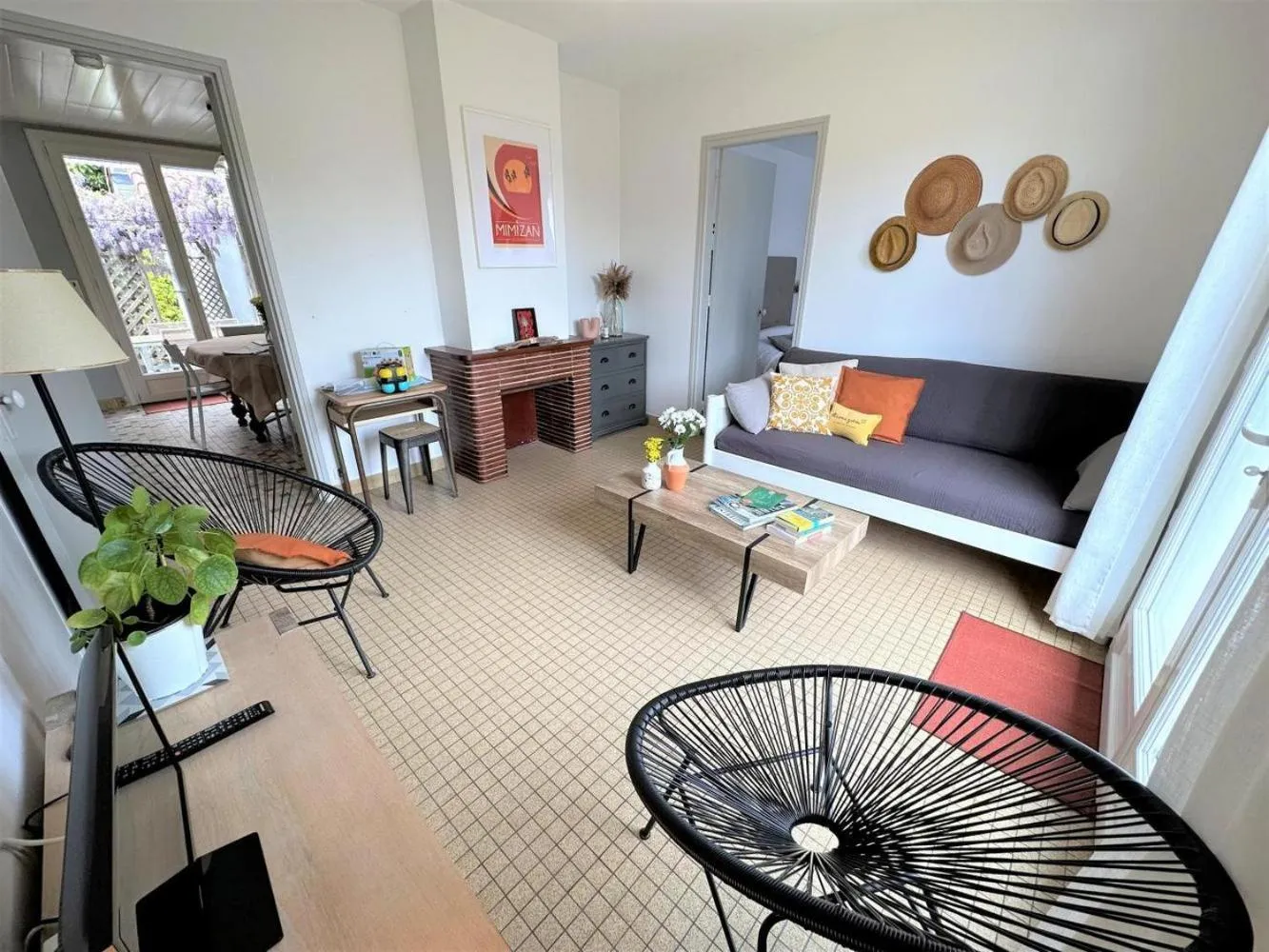 Living room in Les jardins de Mimizan