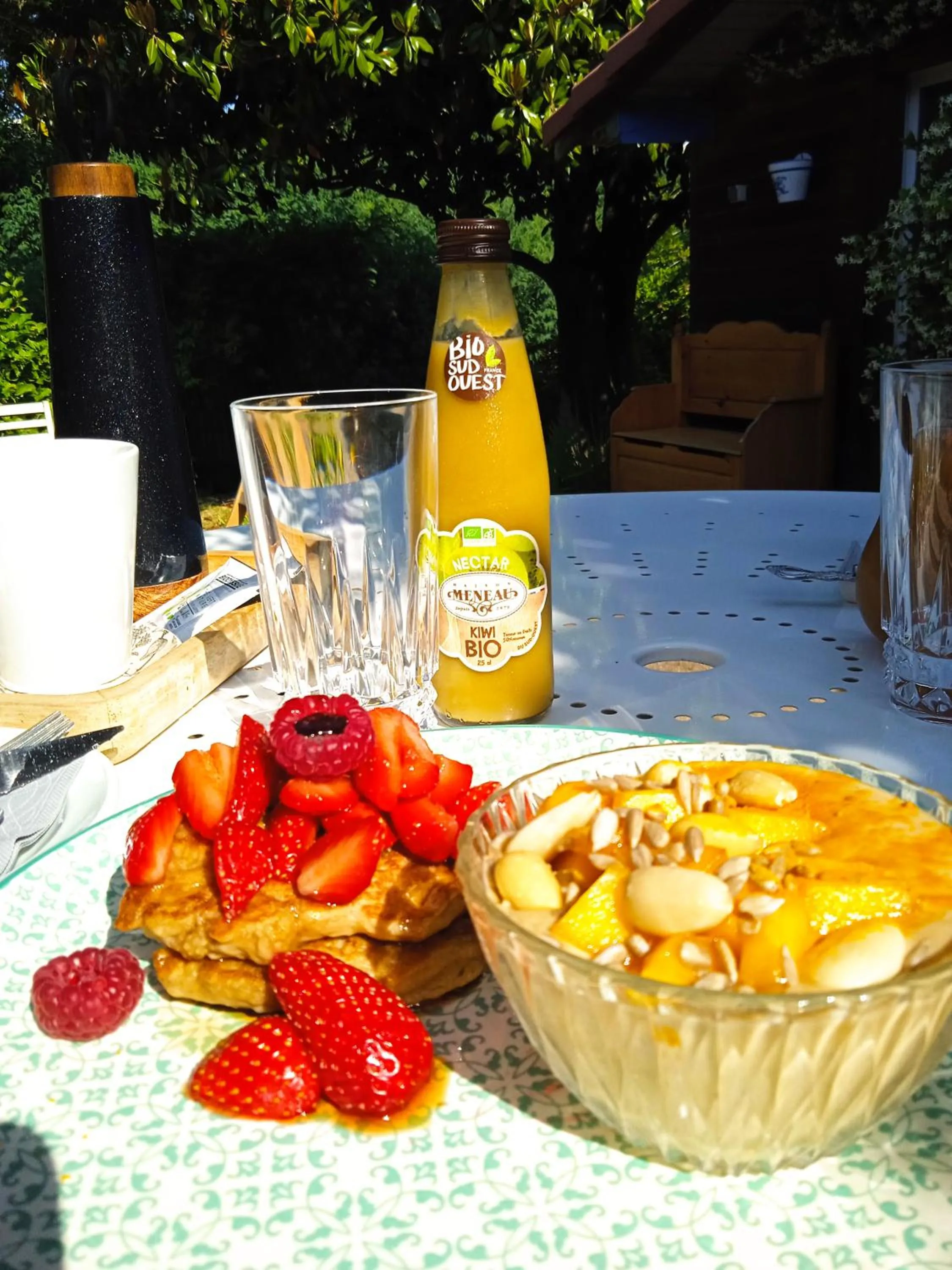 Breakfast in Les jardins de Mimizan