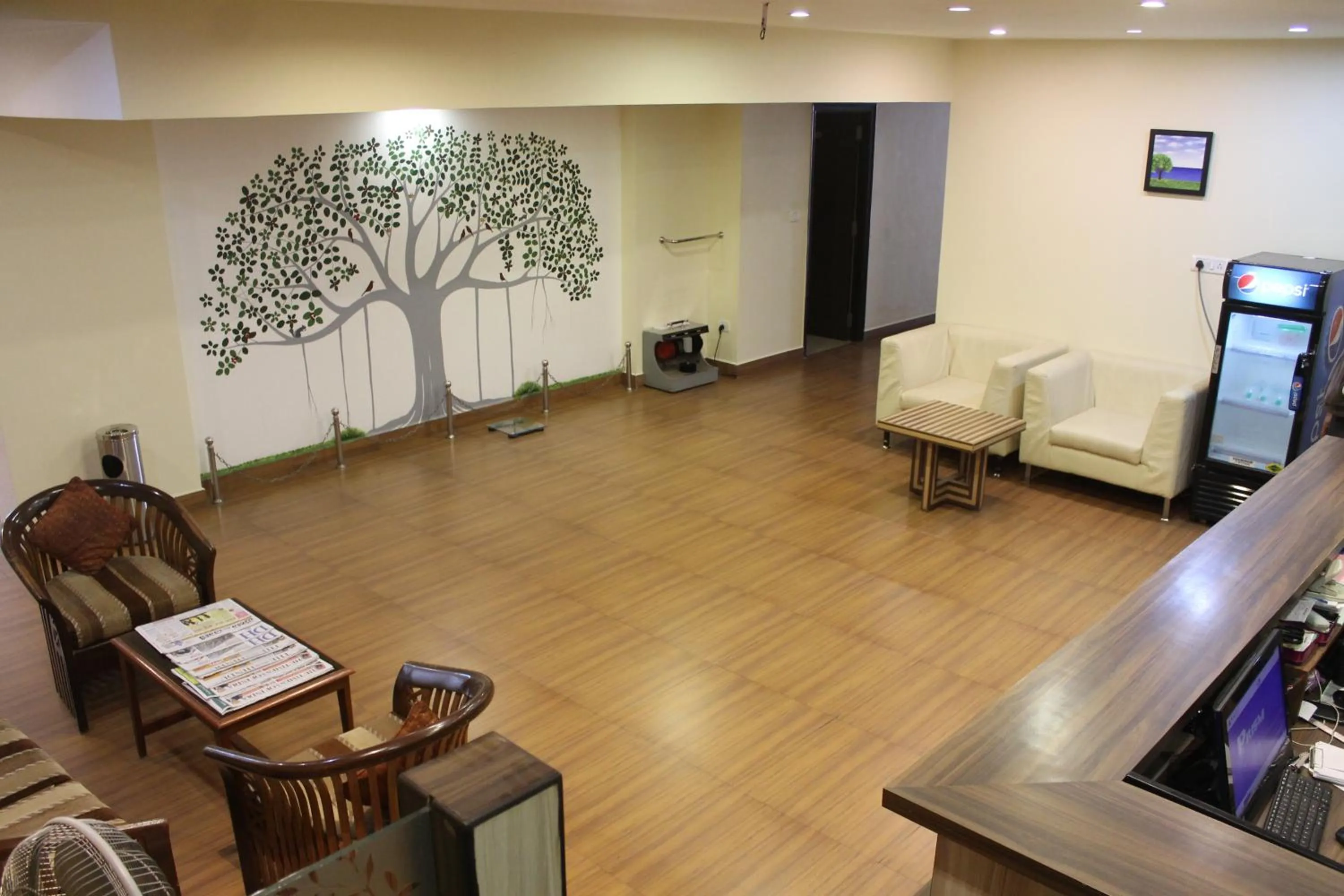 Lobby or reception in HOTEL GREEN TREES