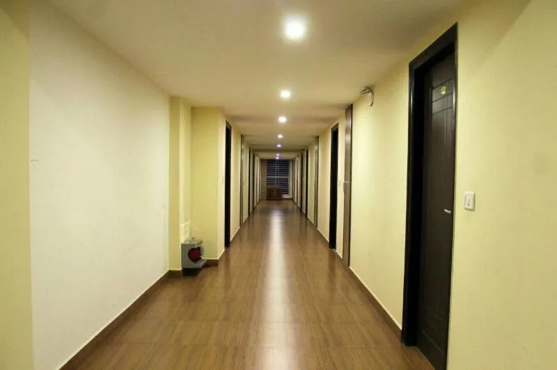 Text overlay in HOTEL GREEN TREES