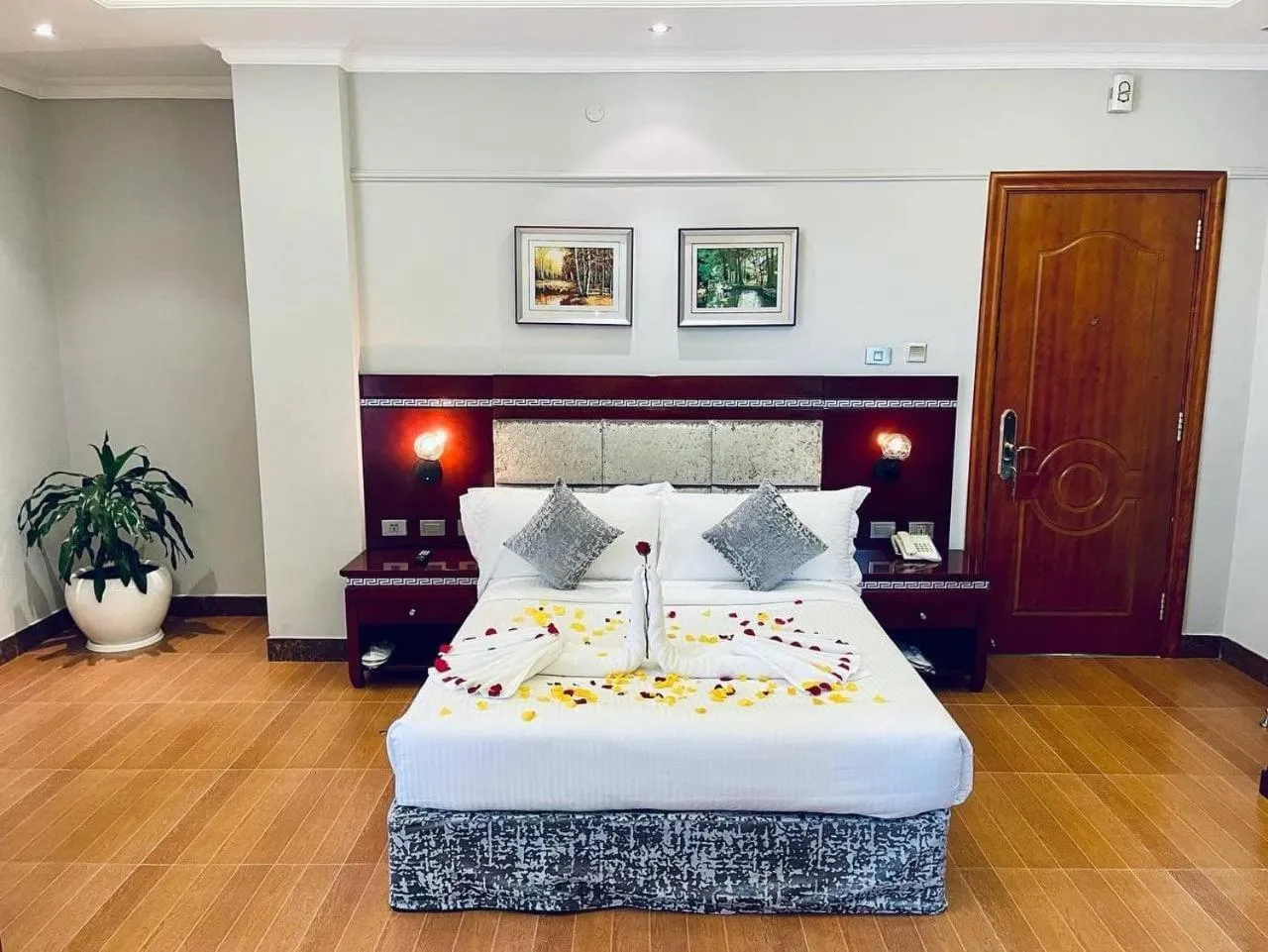 Bedroom in Base Ethiopia International Hotel