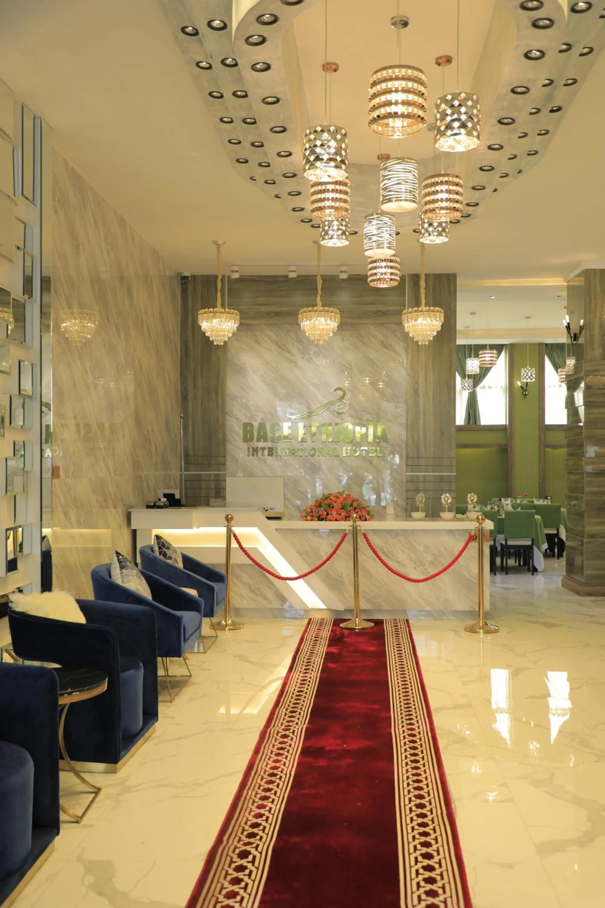 Lobby or reception in Base Ethiopia International Hotel