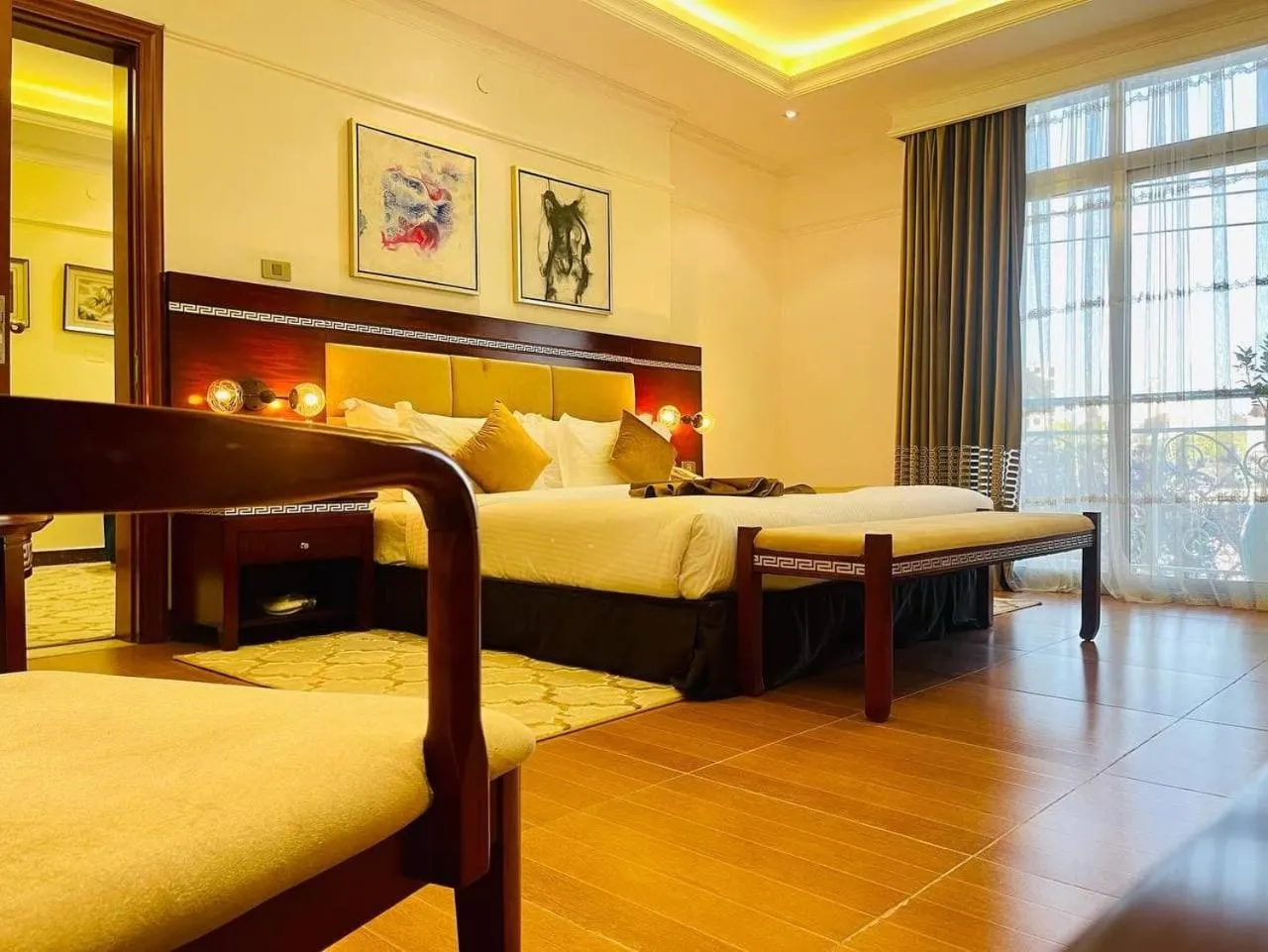 Bedroom in Base Ethiopia International Hotel