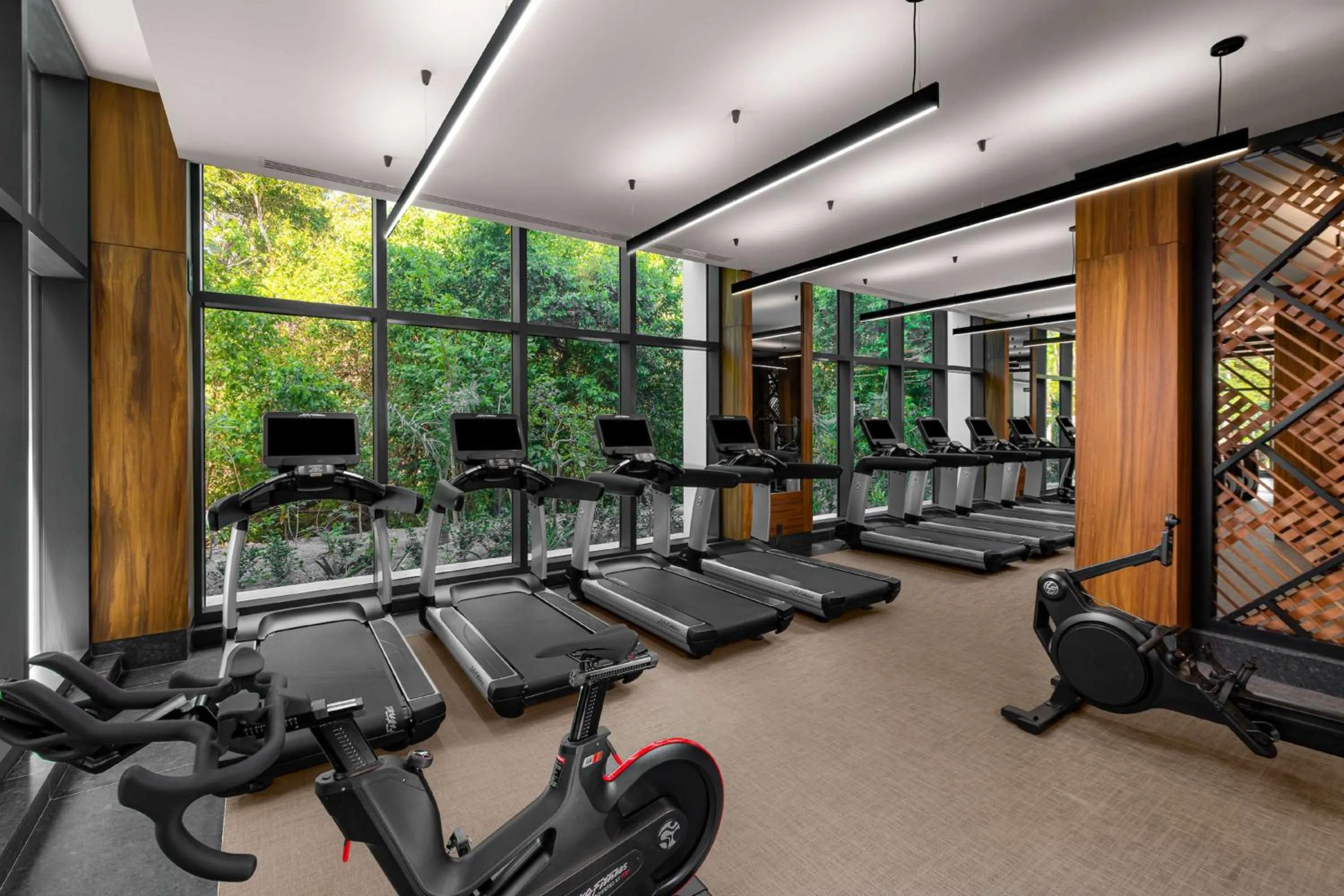 Fitness centre/facilities in Conrad Tulum Riviera Maya