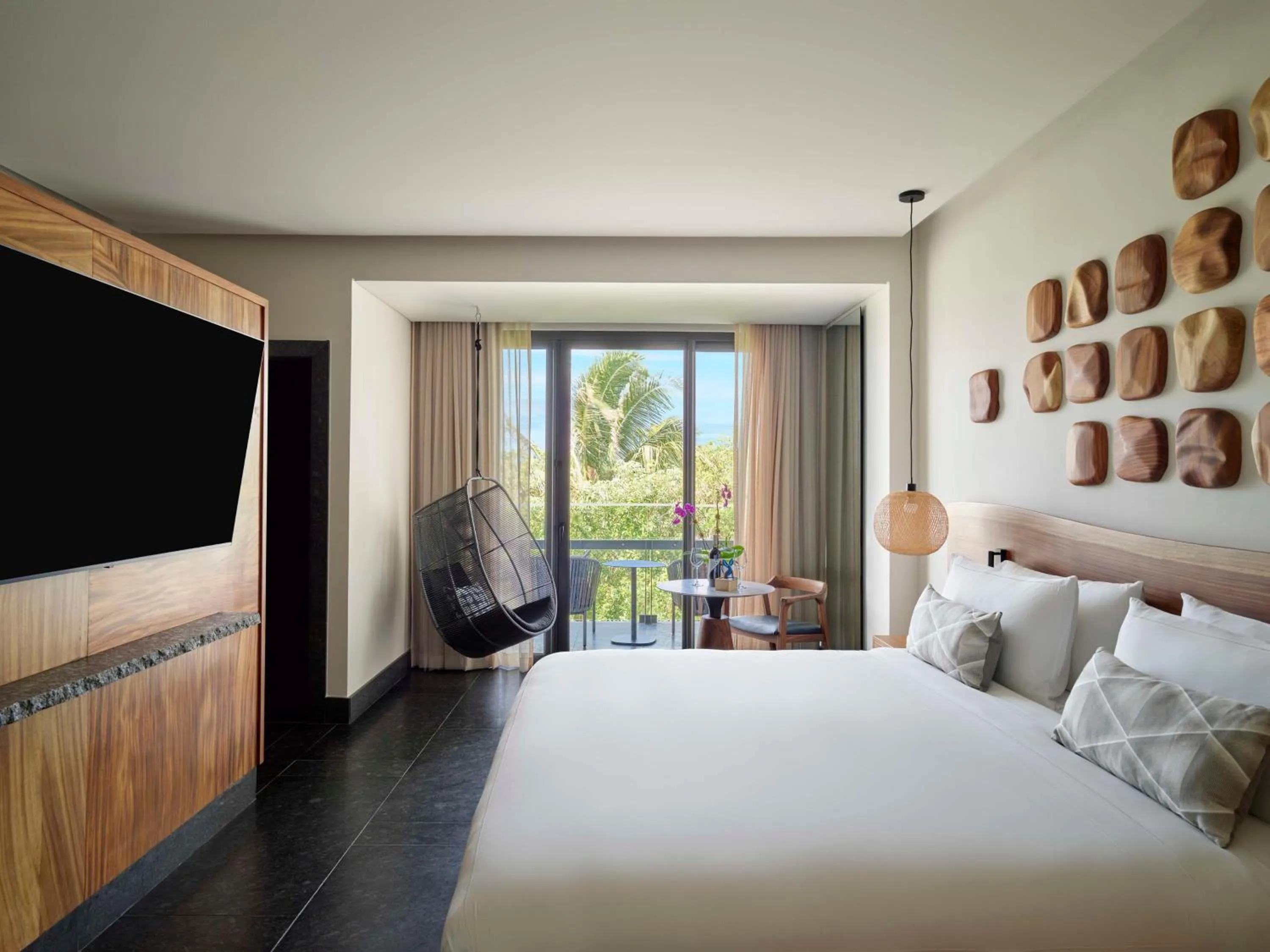 Property building, Bed in Conrad Tulum Riviera Maya
