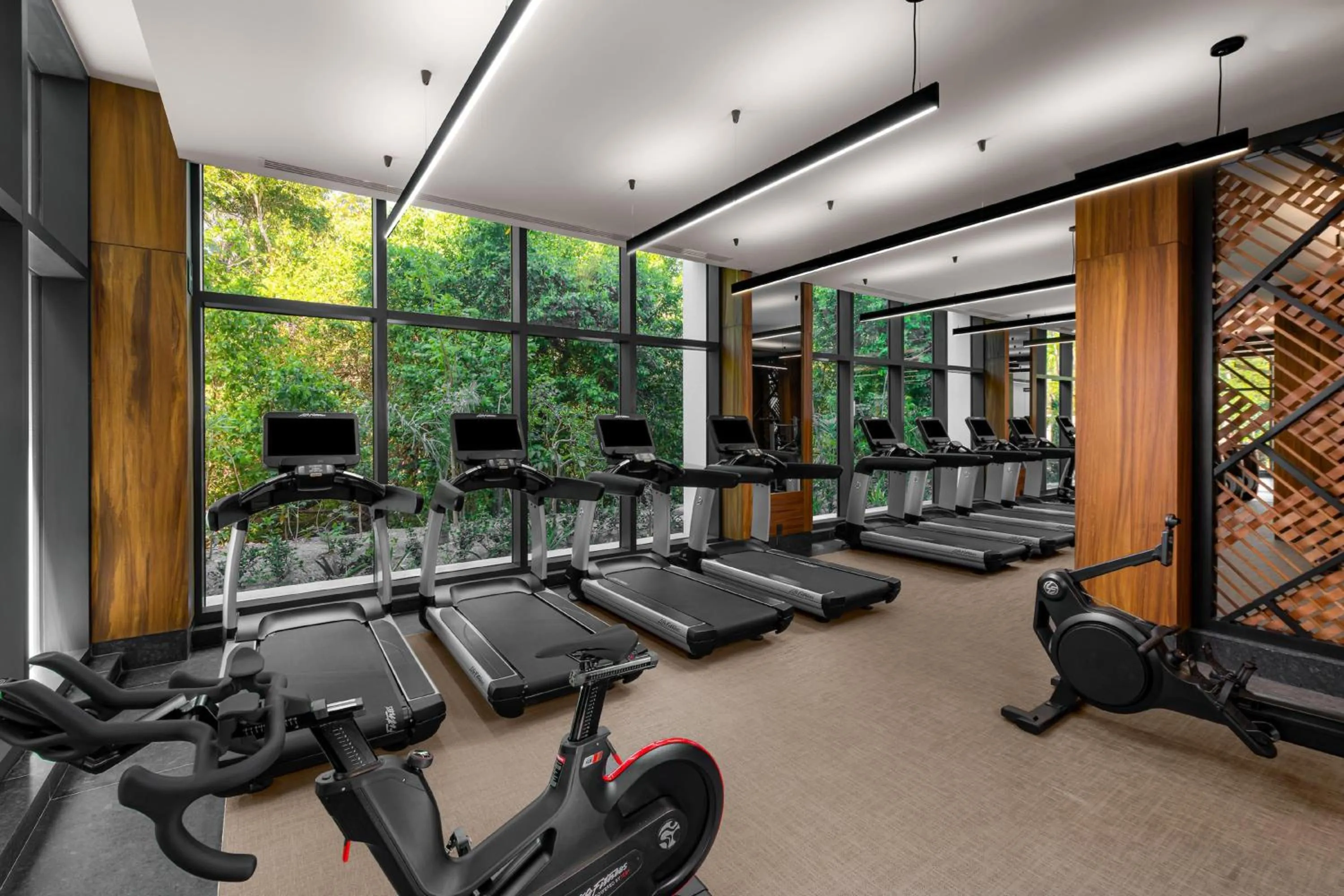 Fitness centre/facilities in Conrad Tulum Riviera Maya