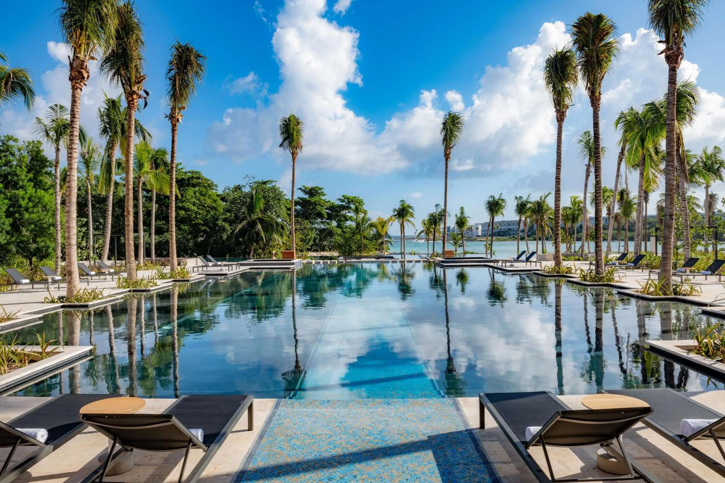 Pool view in Conrad Tulum Riviera Maya