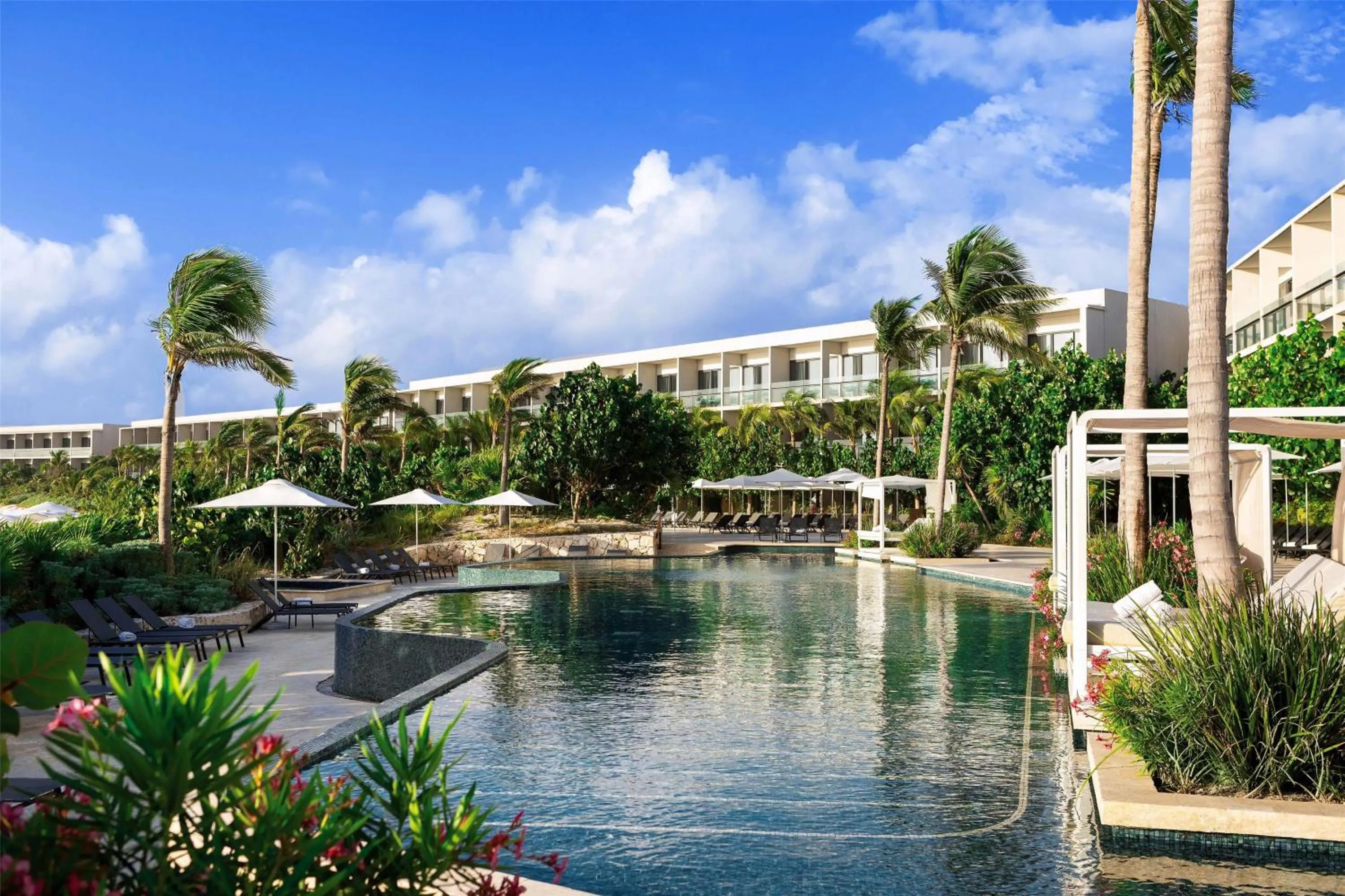 Pool view in Hilton Tulum Riviera Maya All-Inclusive Resort