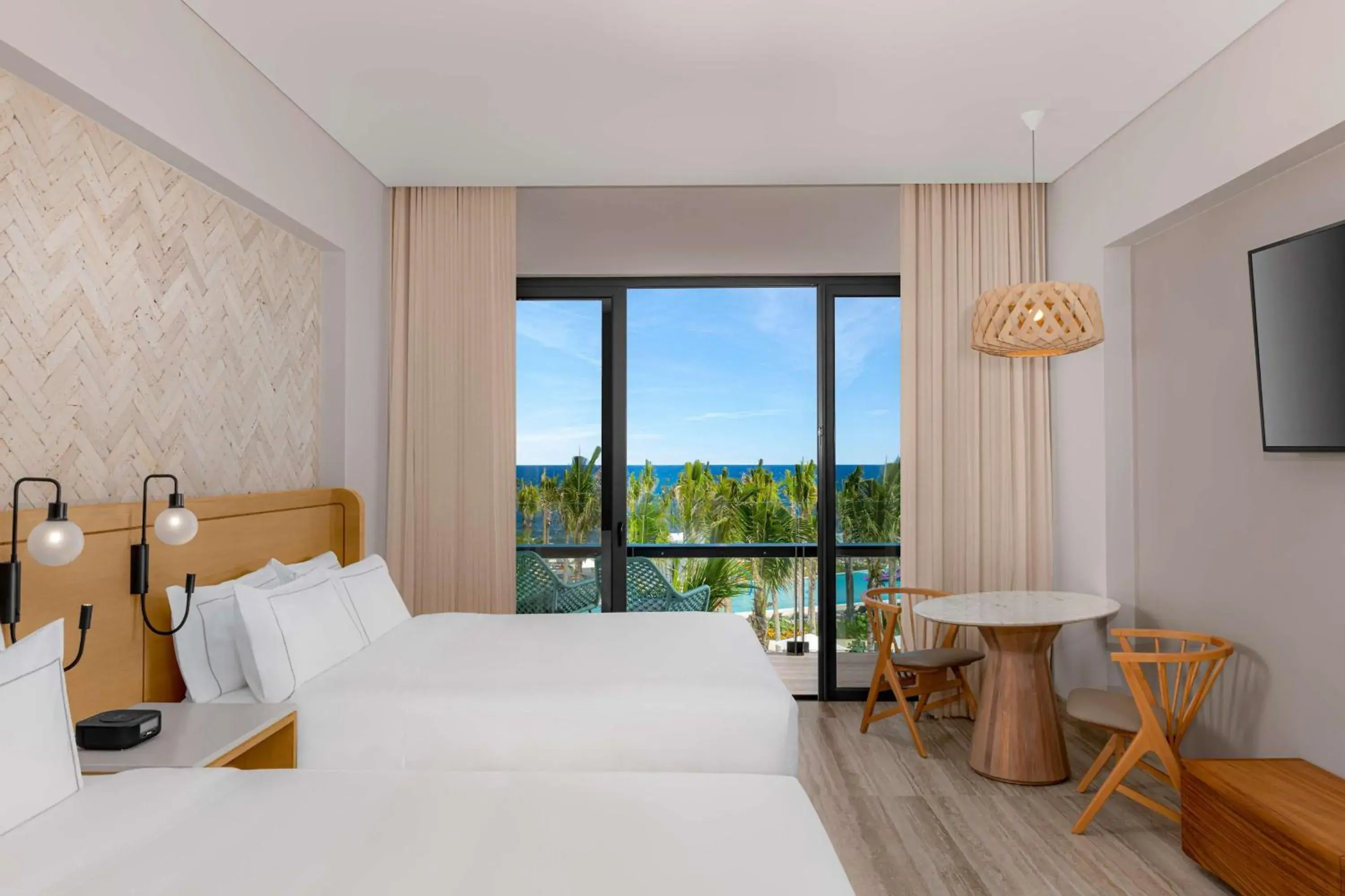 Queen Room with Two Queen Beds and Partial Ocean View in Hilton Tulum Riviera Maya All-Inclusive Resort Queen Room with Two Queen Beds and Partial Ocean View in Hilton Tulum Riviera Maya All-Inclusive Resort