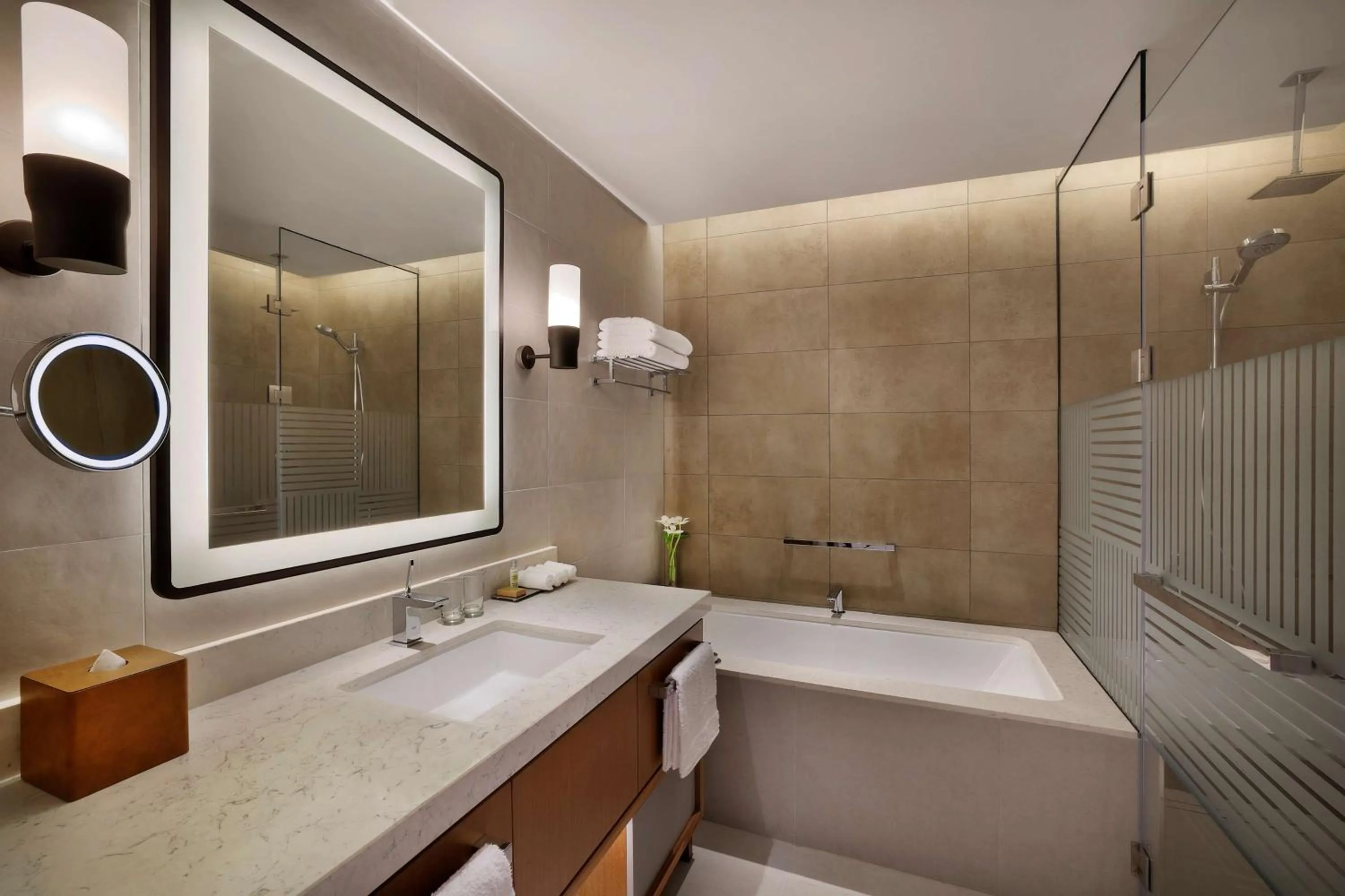 Bathroom in DoubleTree by Hilton Sharjah Waterfront Hotel And Residences
