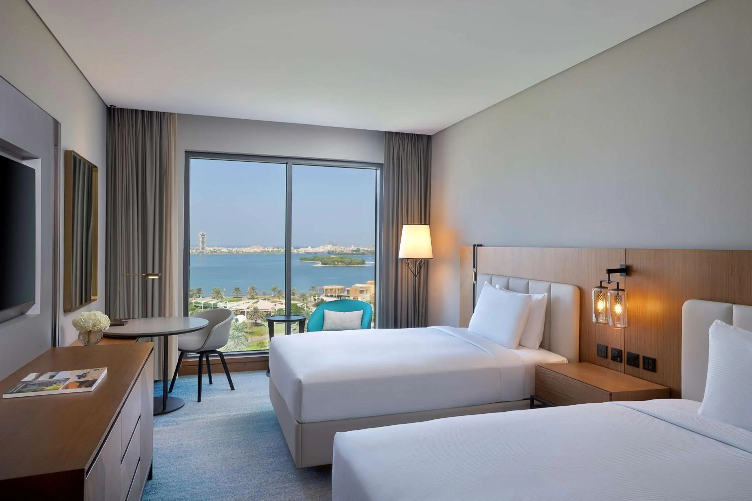 Bed in DoubleTree by Hilton Sharjah Waterfront Hotel And Residences