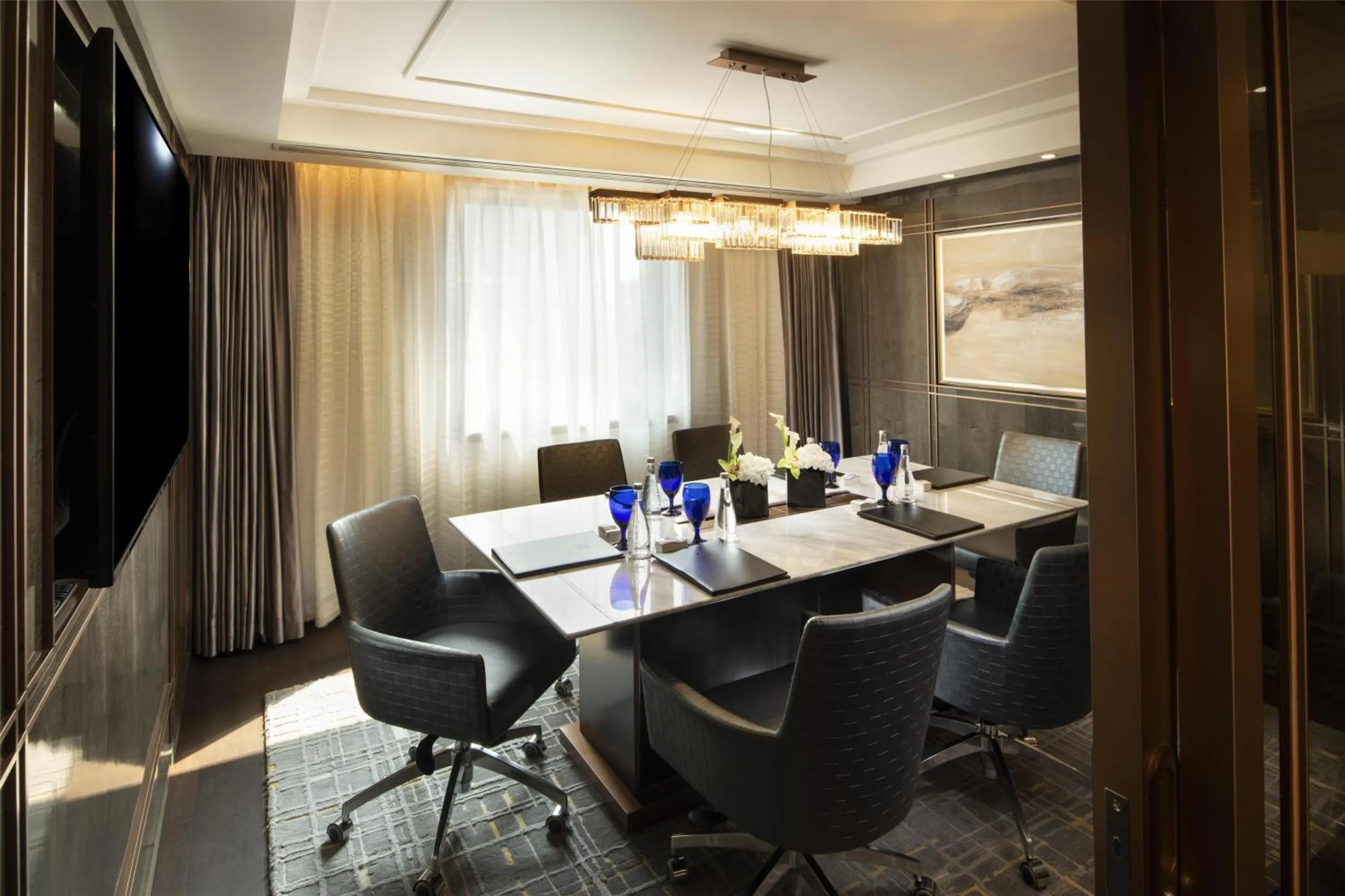 Meeting/conference room in Kempinski Hotel Beijing Yansha Center