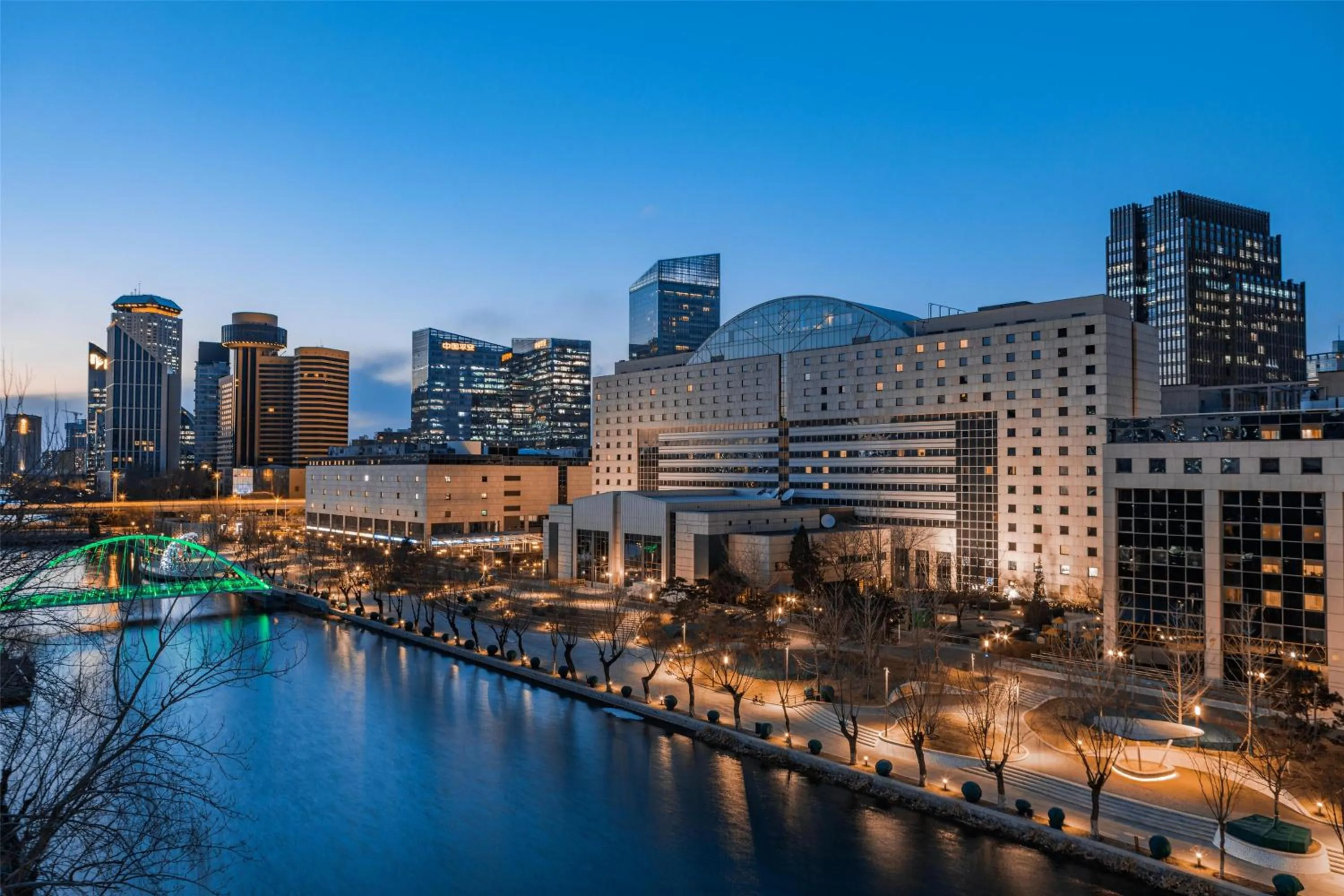 Property building in Kempinski Hotel Beijing Yansha Center