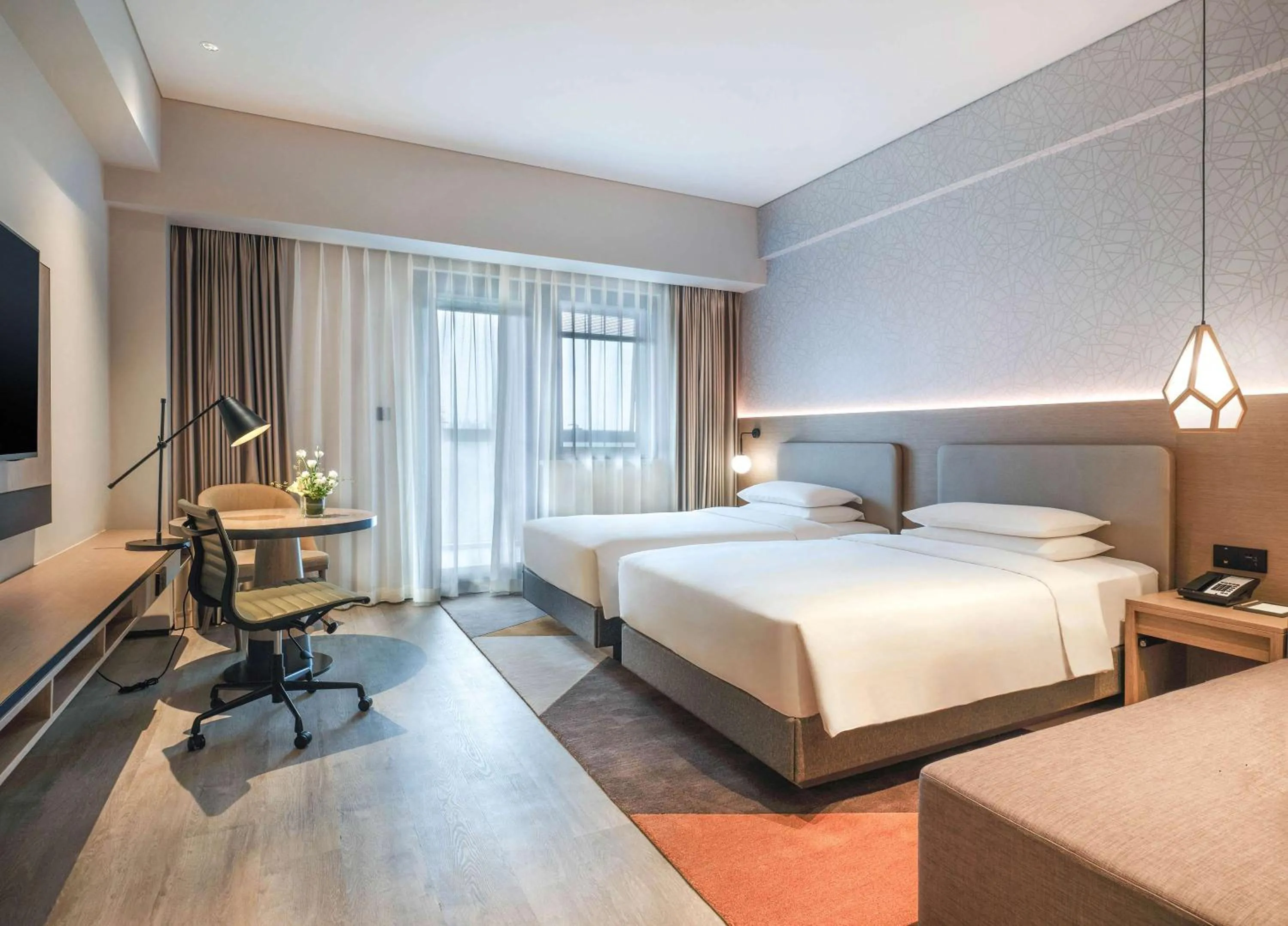 Photo of the whole room in Hyatt Place Beijing Shiyuan