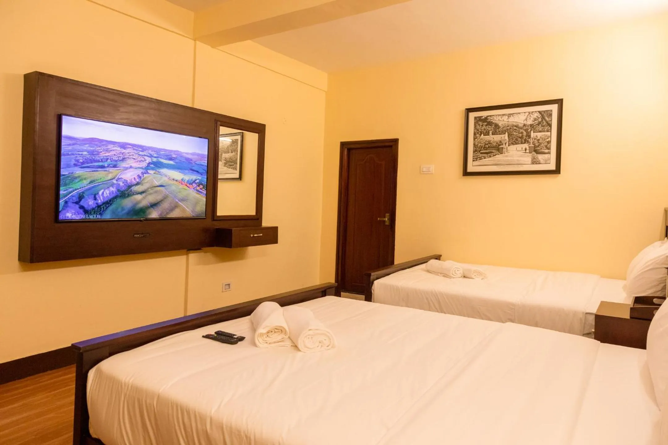 Bedroom, Bed in Aakash Rooms and Cottages,