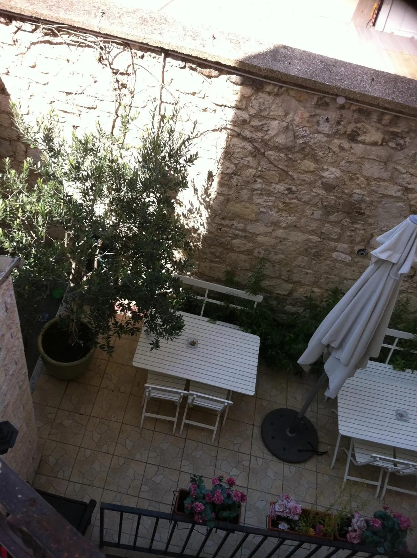 Balcony/Terrace in Hôtel du Parc
