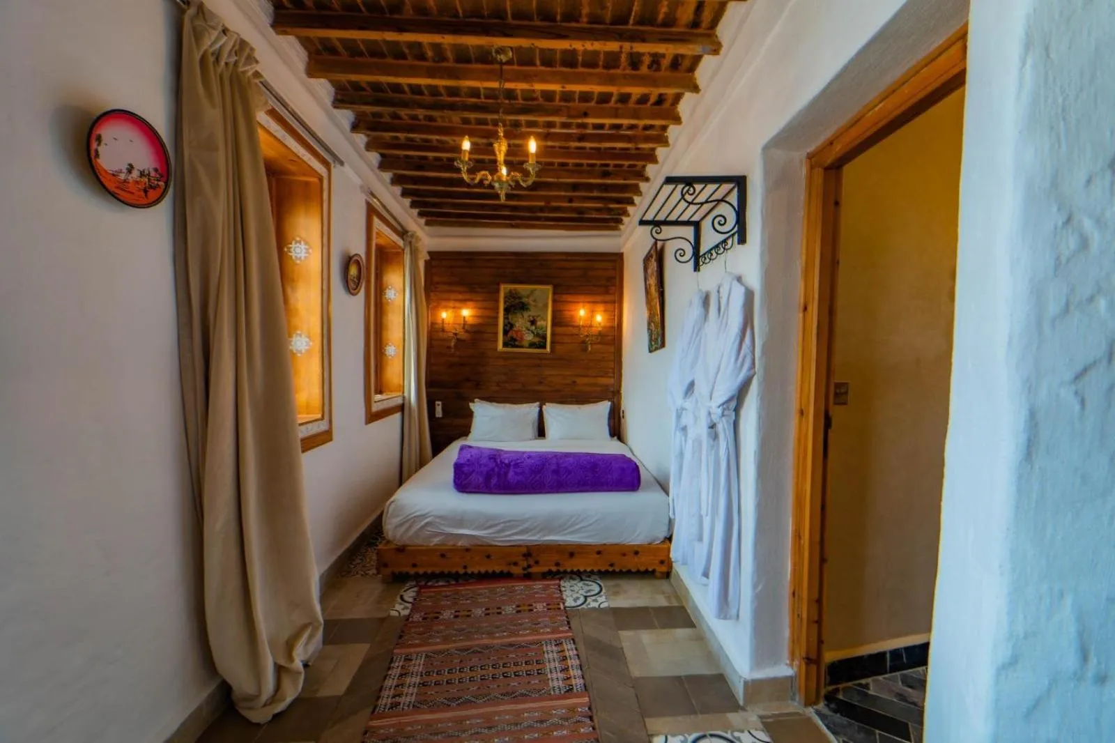Bed in RIAD LA SANTA