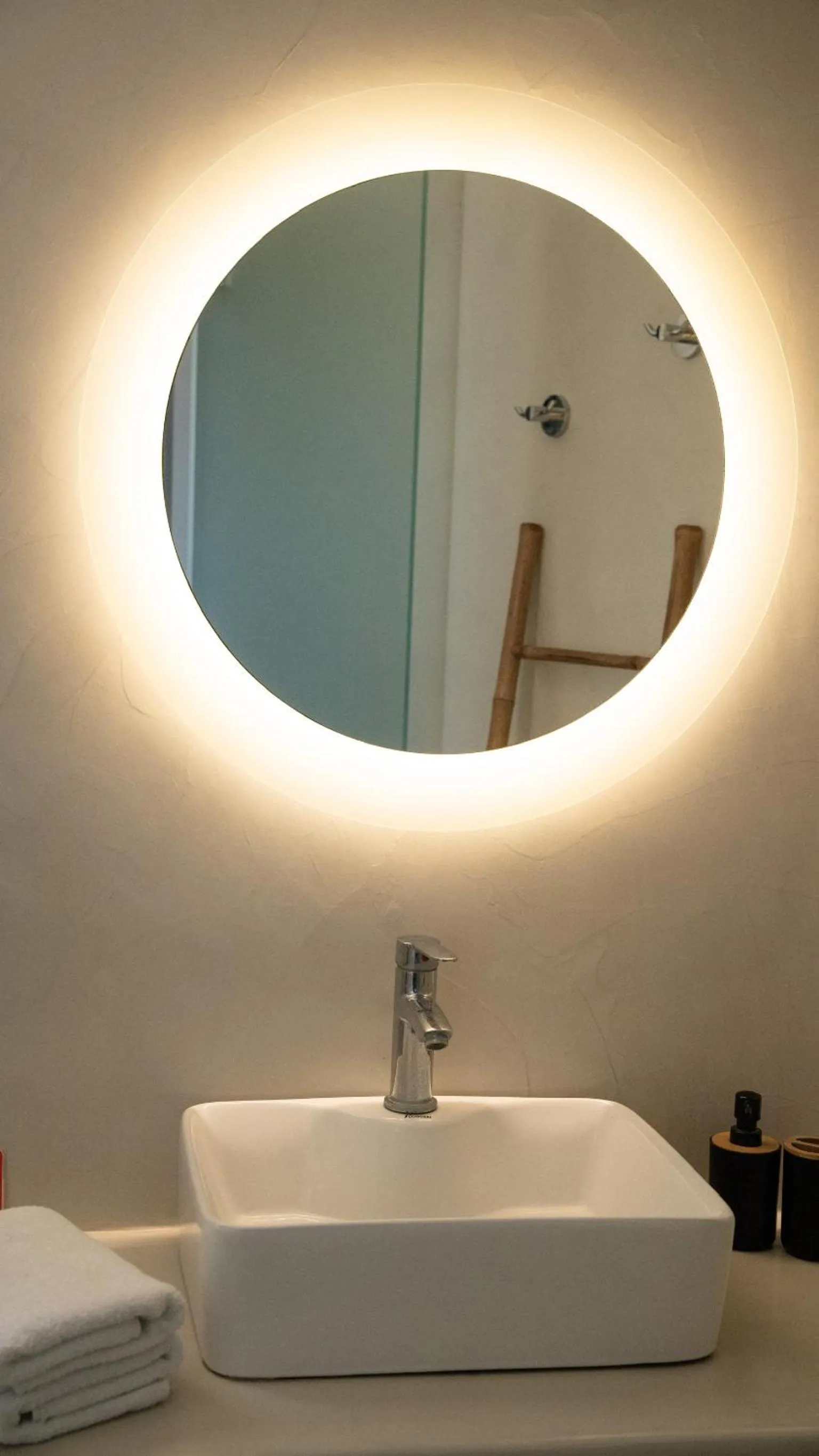Bathroom in Noir Santorini