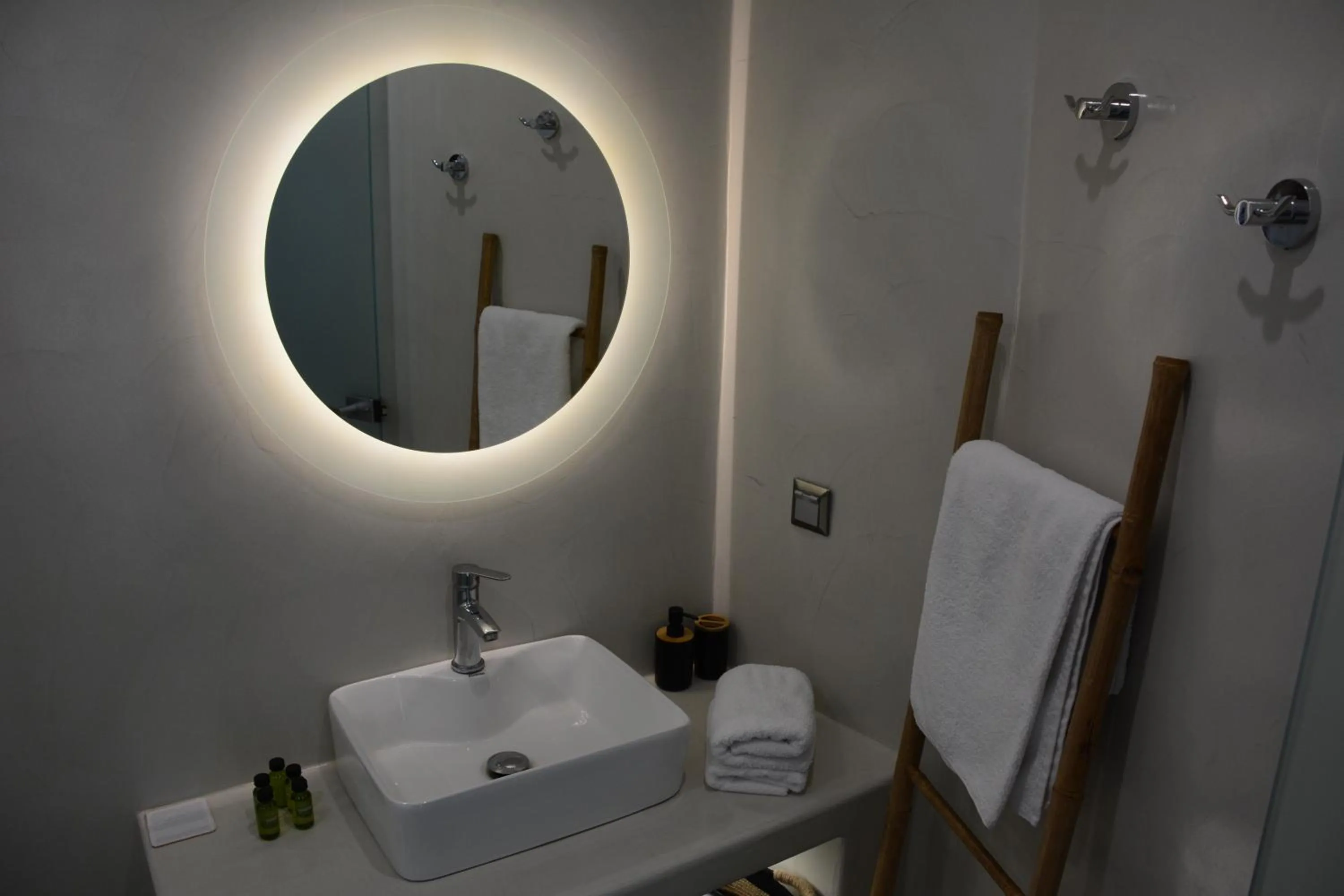 Bathroom in Noir Santorini