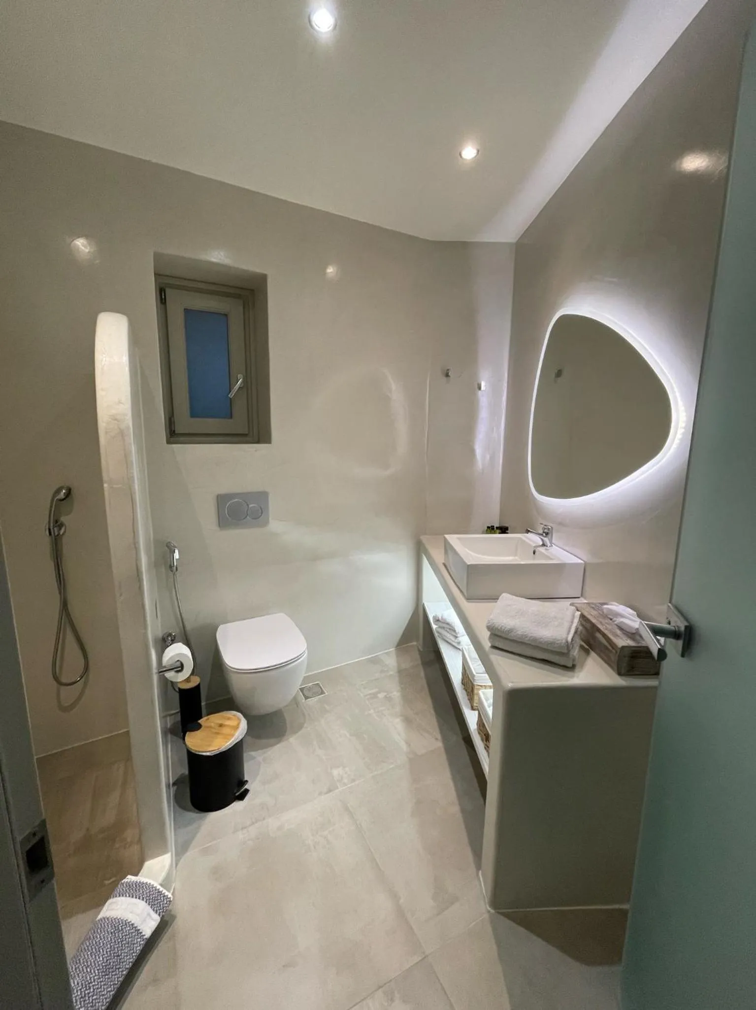 Bathroom in Noir Santorini