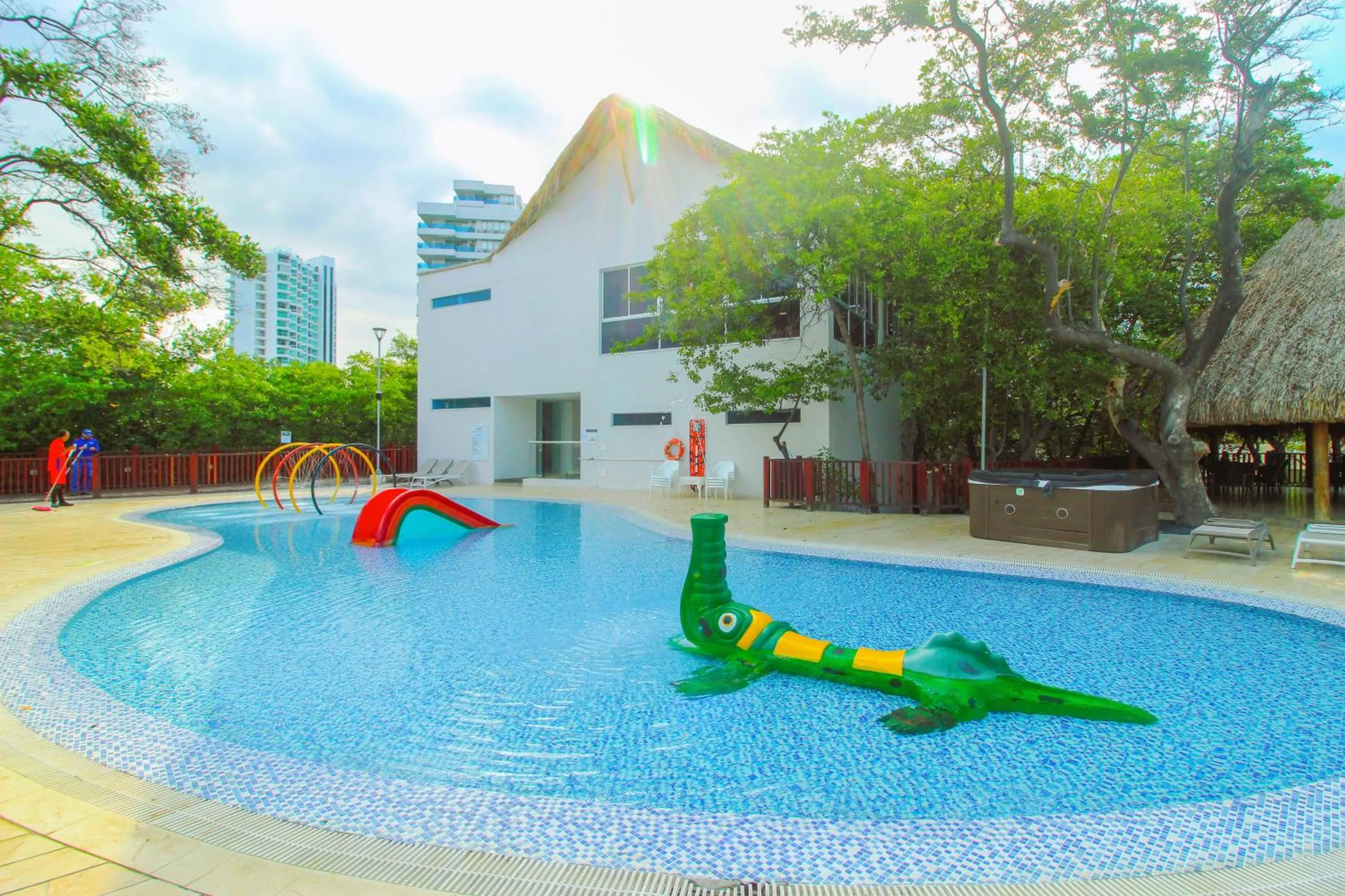 Swimming pool in Apartasuites Samaria - Club de Playa