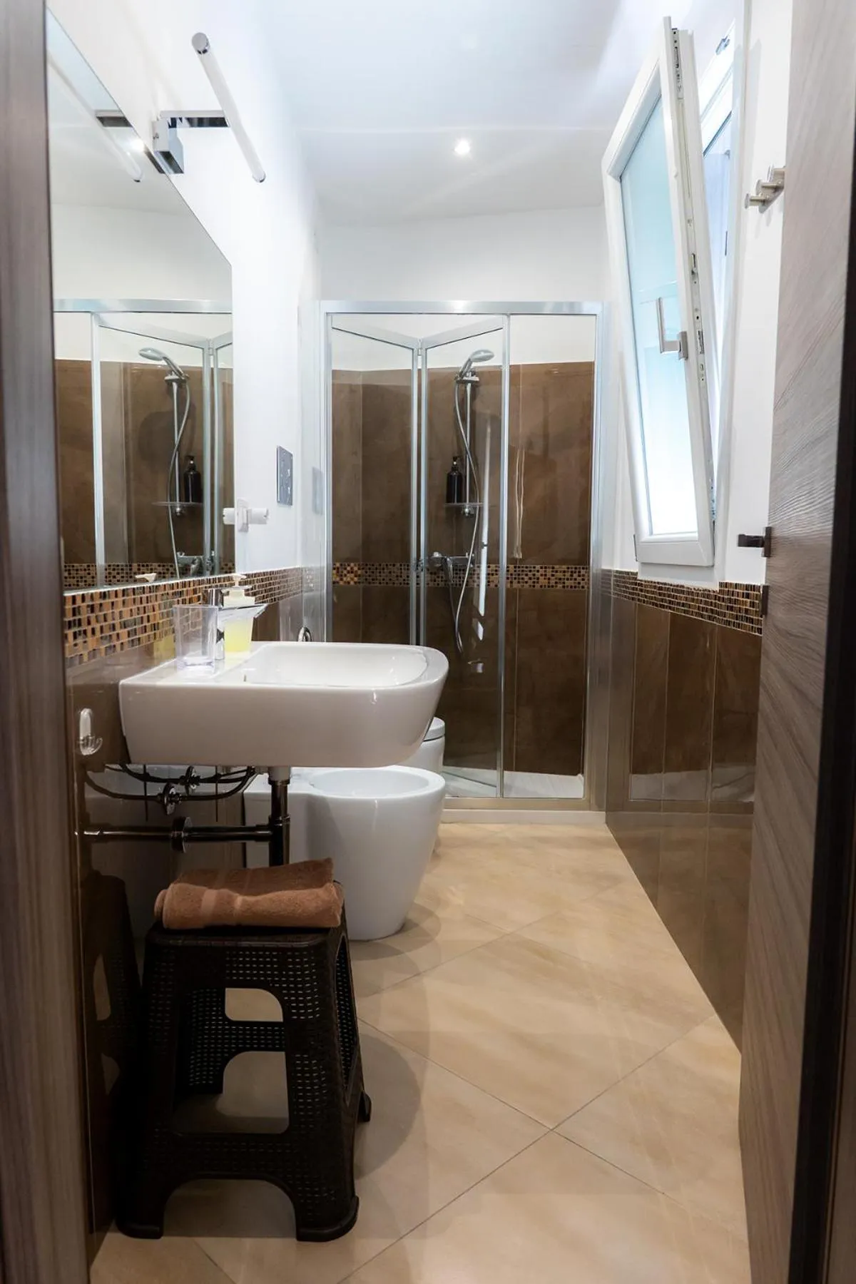 Shower in La dimora dei ricci