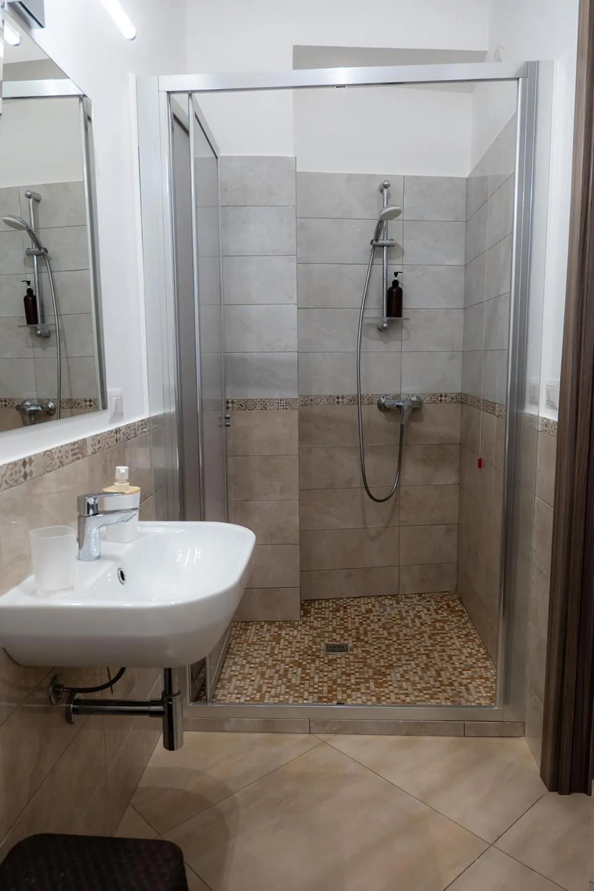 Shower in La dimora dei ricci