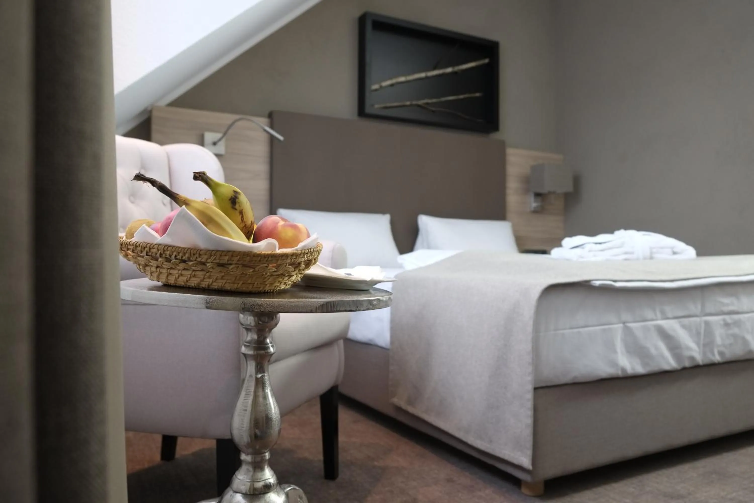 Photo of the whole room, Bed in Hotel Brunnenhof International