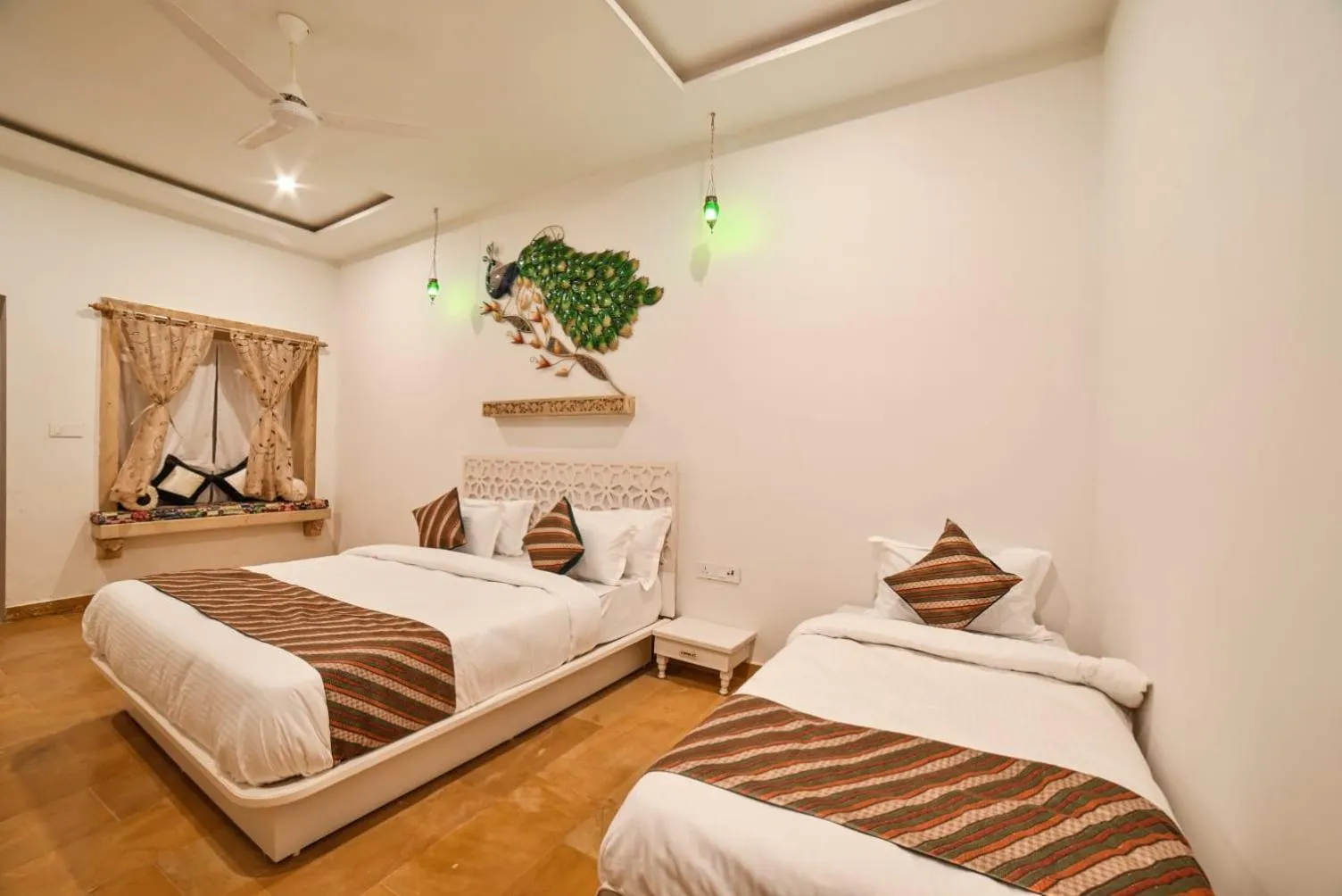 Bedroom, Bed in The Bheemgarh