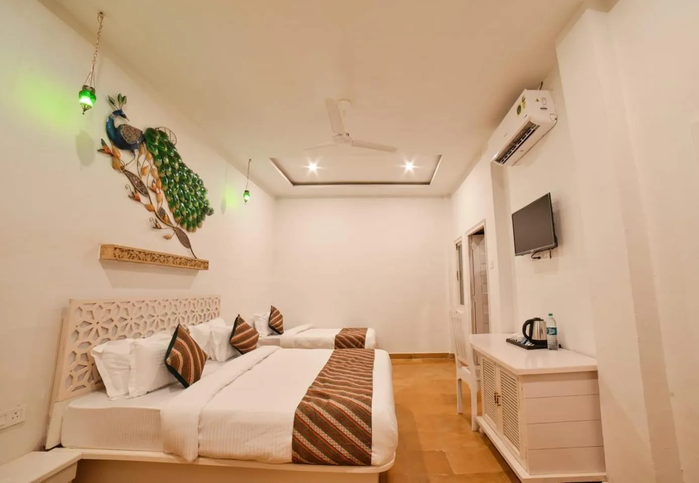 Bedroom, Bed in The Bheemgarh