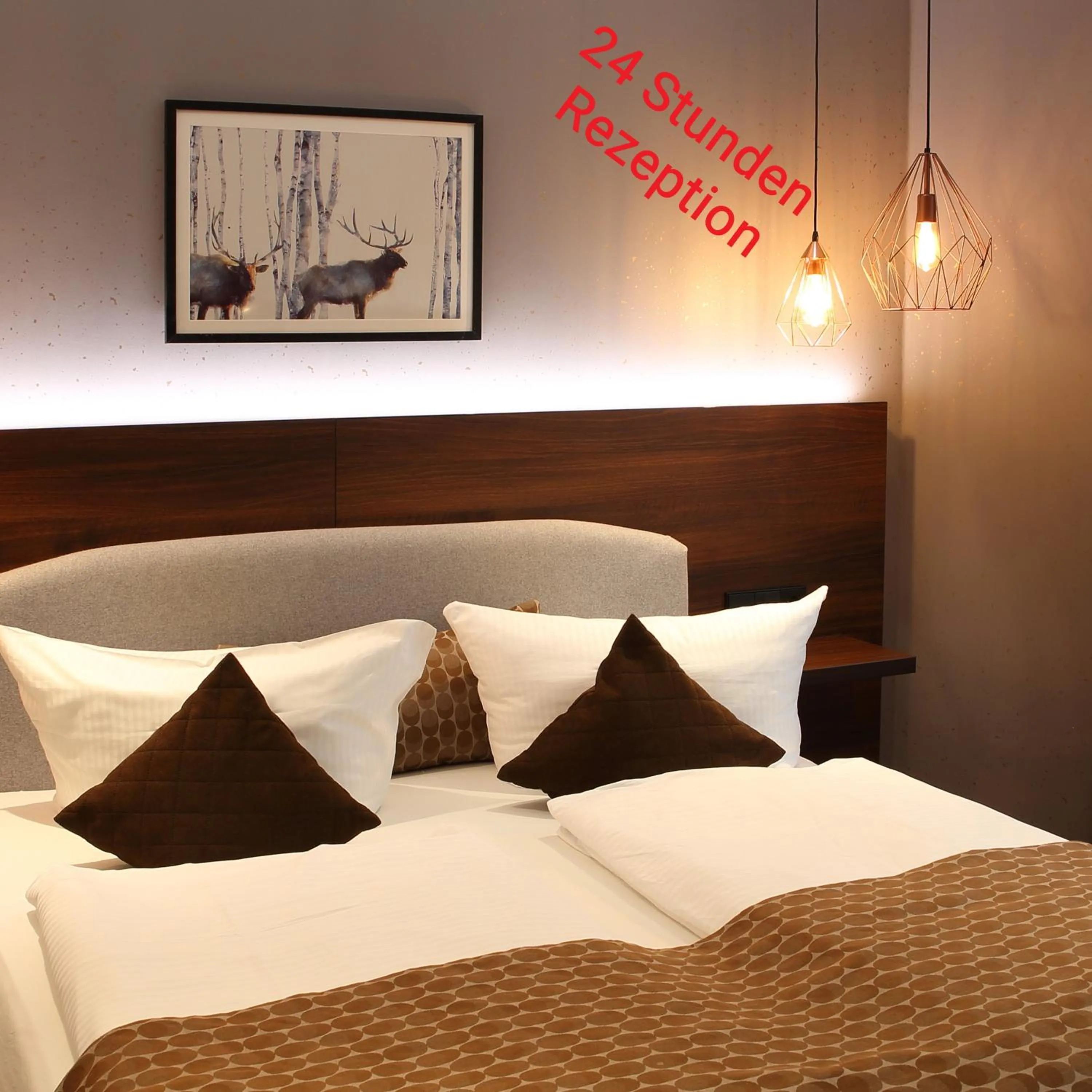 Bed in Lobinger Hotel Weisses Ross