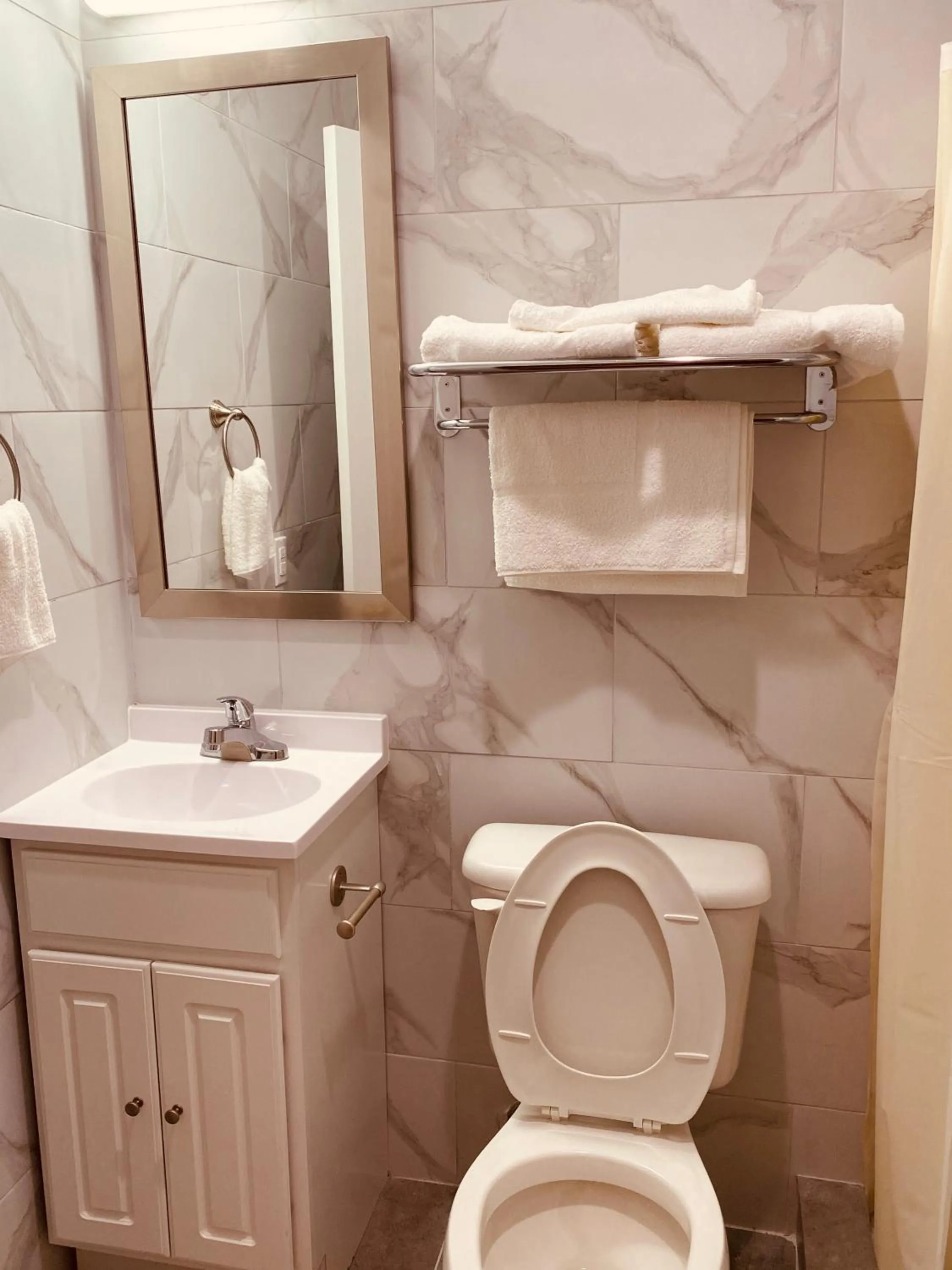 Bathroom in Surface Inn Brooklyn