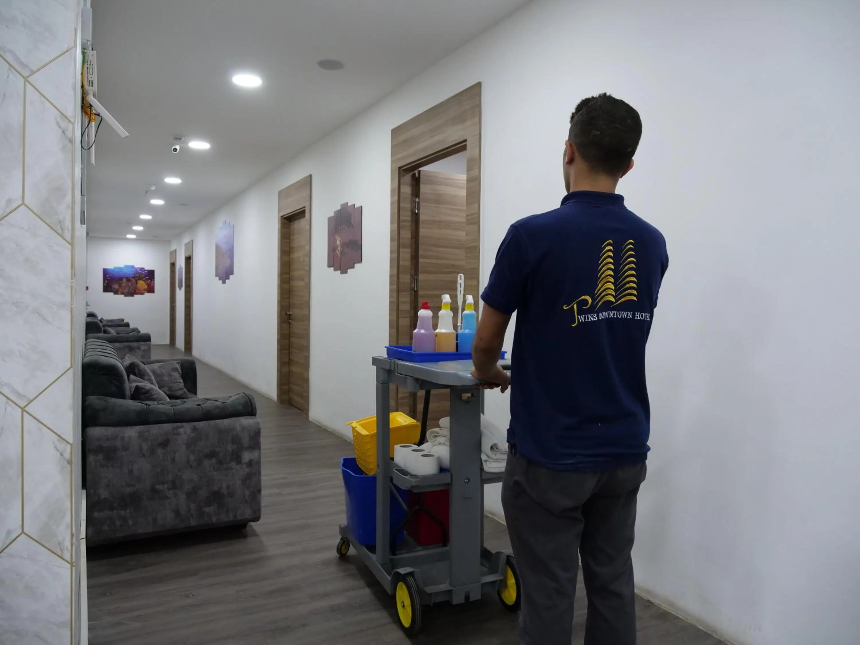 Staff in Twins Downtown Hotel