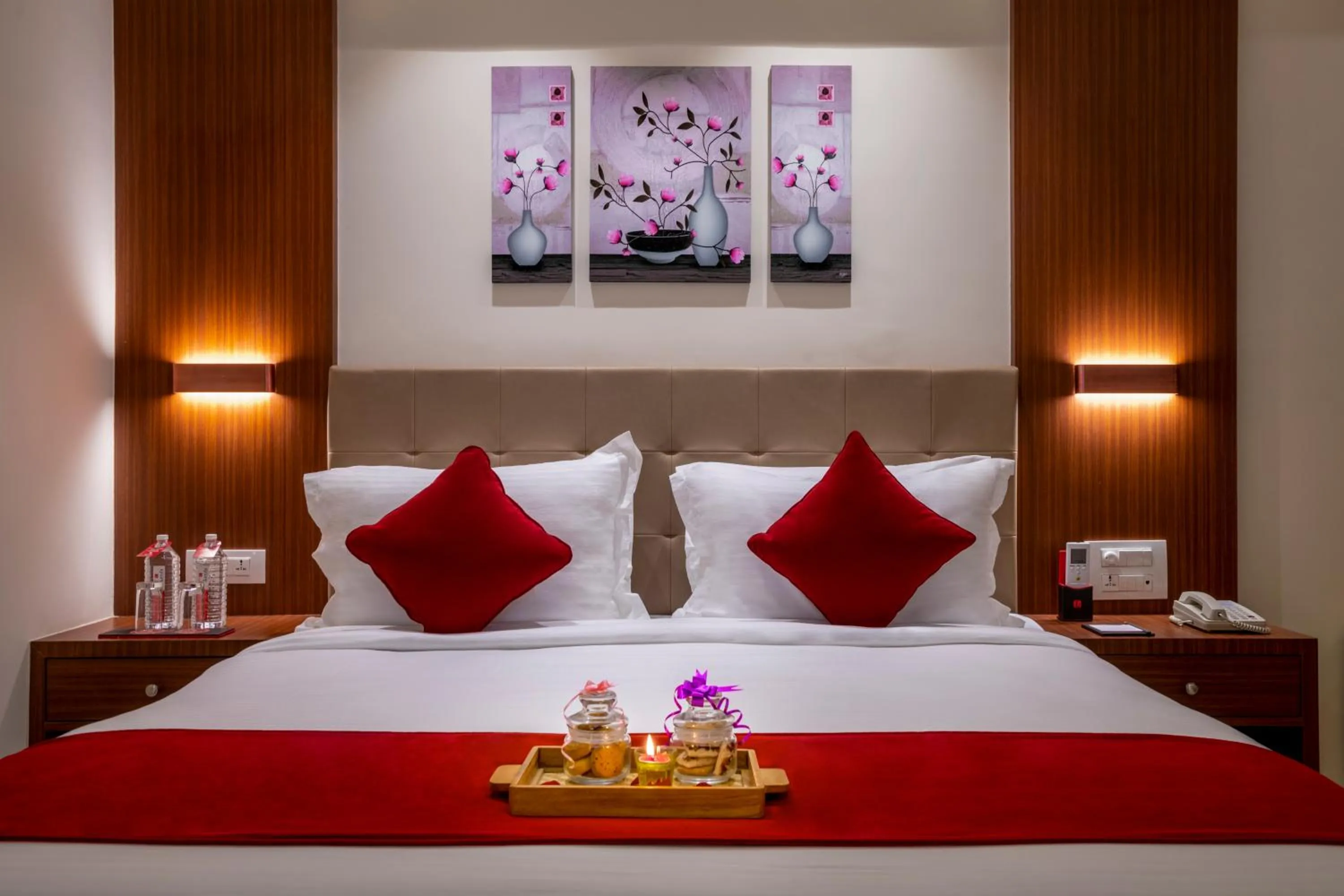 Bedroom, Bed in Lords Eco Inn Shapar Rajkot