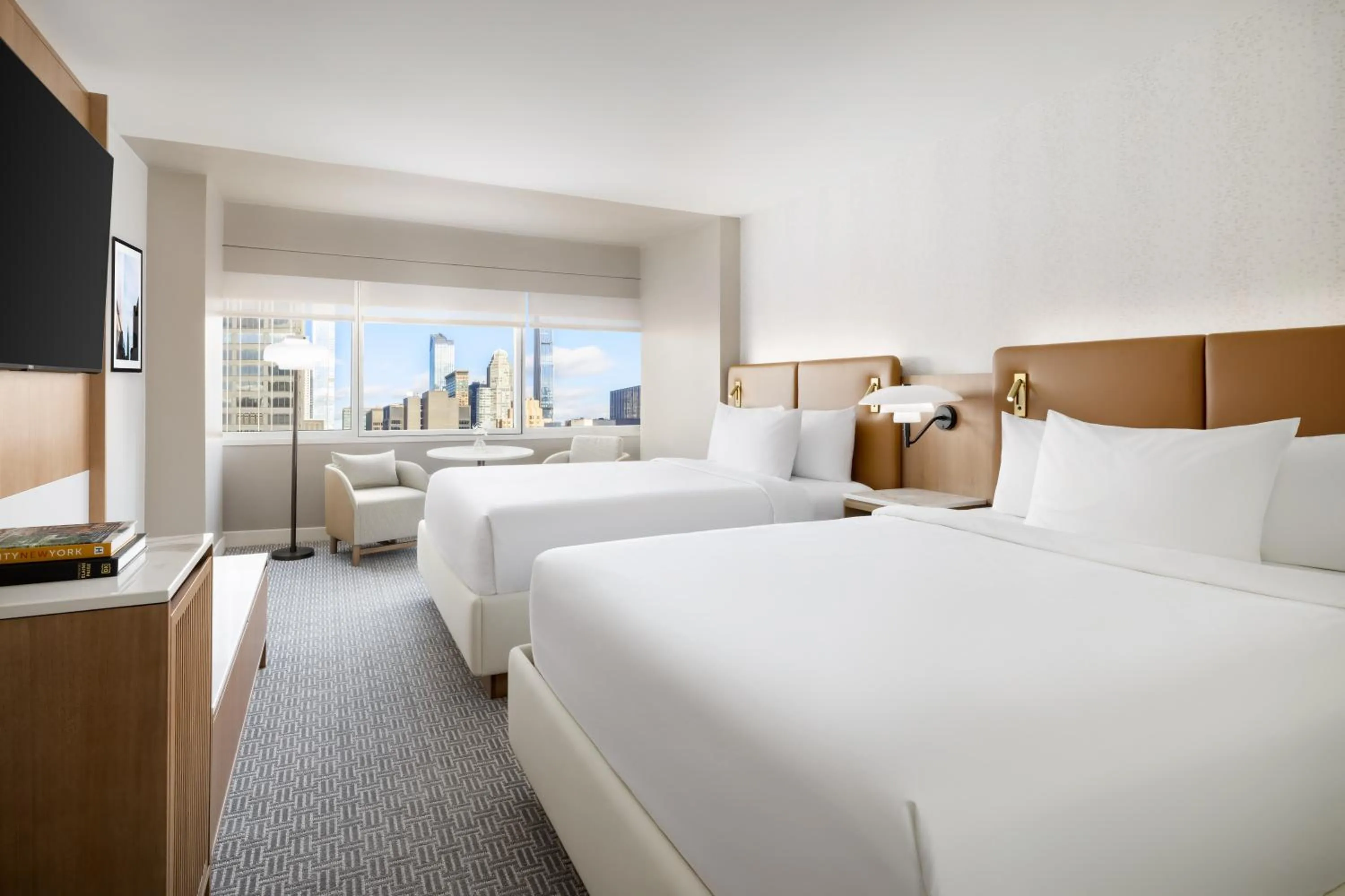 Bed in Crowne Plaza Times Square Manhattan, an IHG Hotel