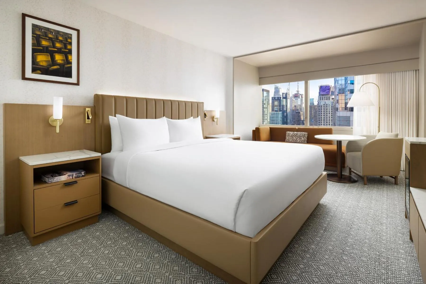 Photo of the whole room, Bed in Hyatt Regency Times Square