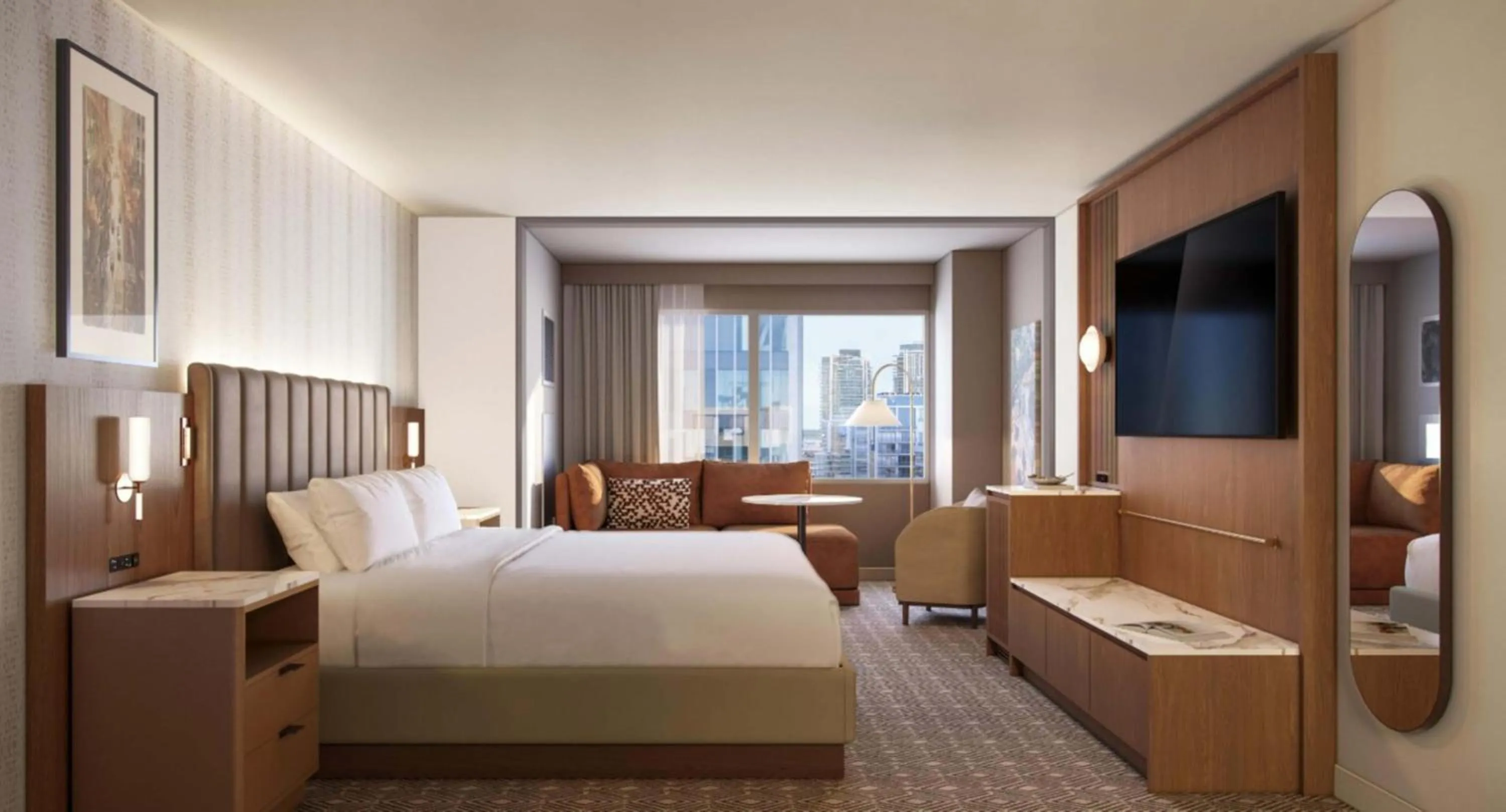 Photo of the whole room, Bed in Crowne Plaza Times Square Manhattan, an IHG Hotel