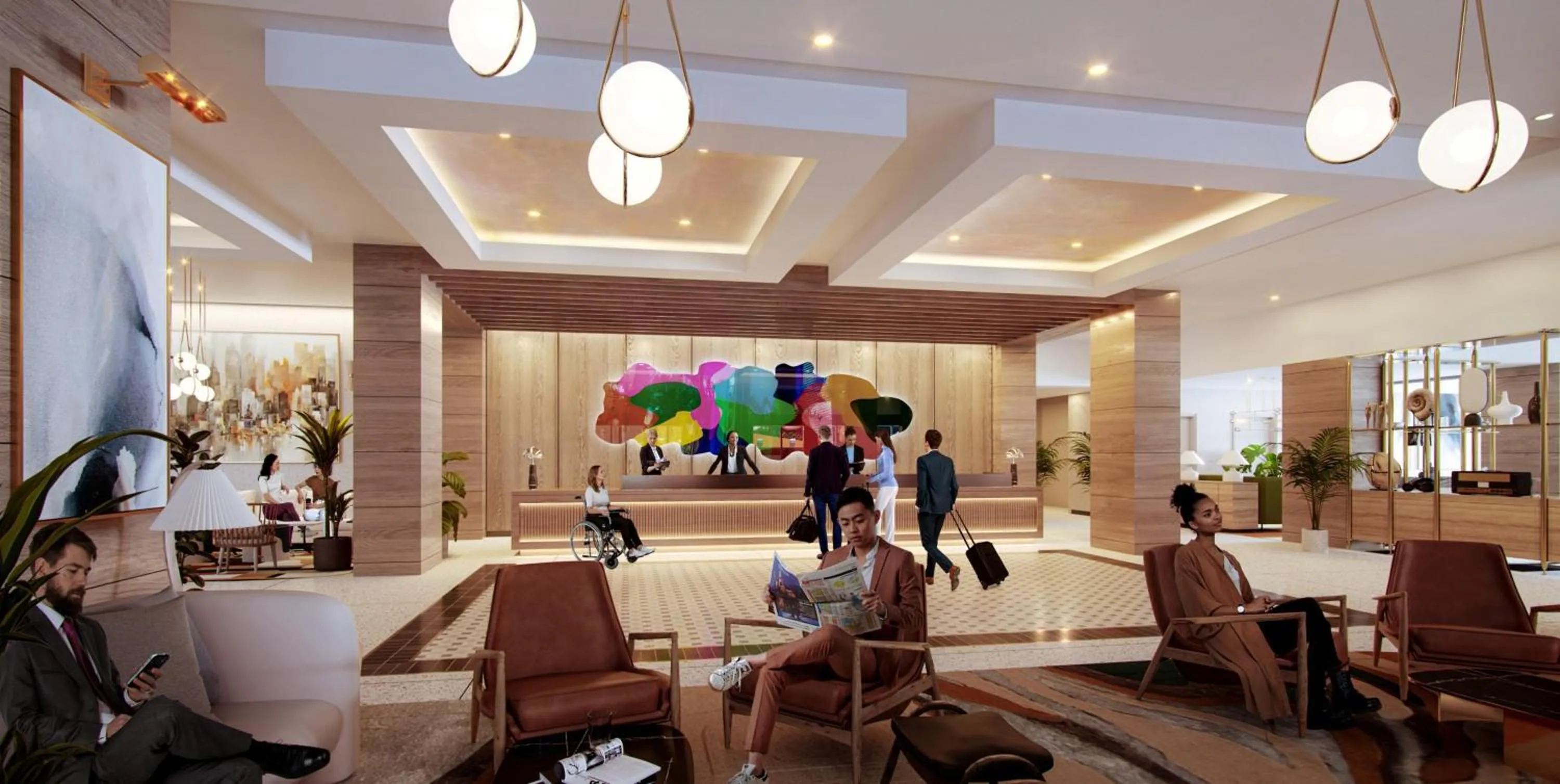 Lobby or reception in Crowne Plaza Times Square Manhattan, an IHG Hotel