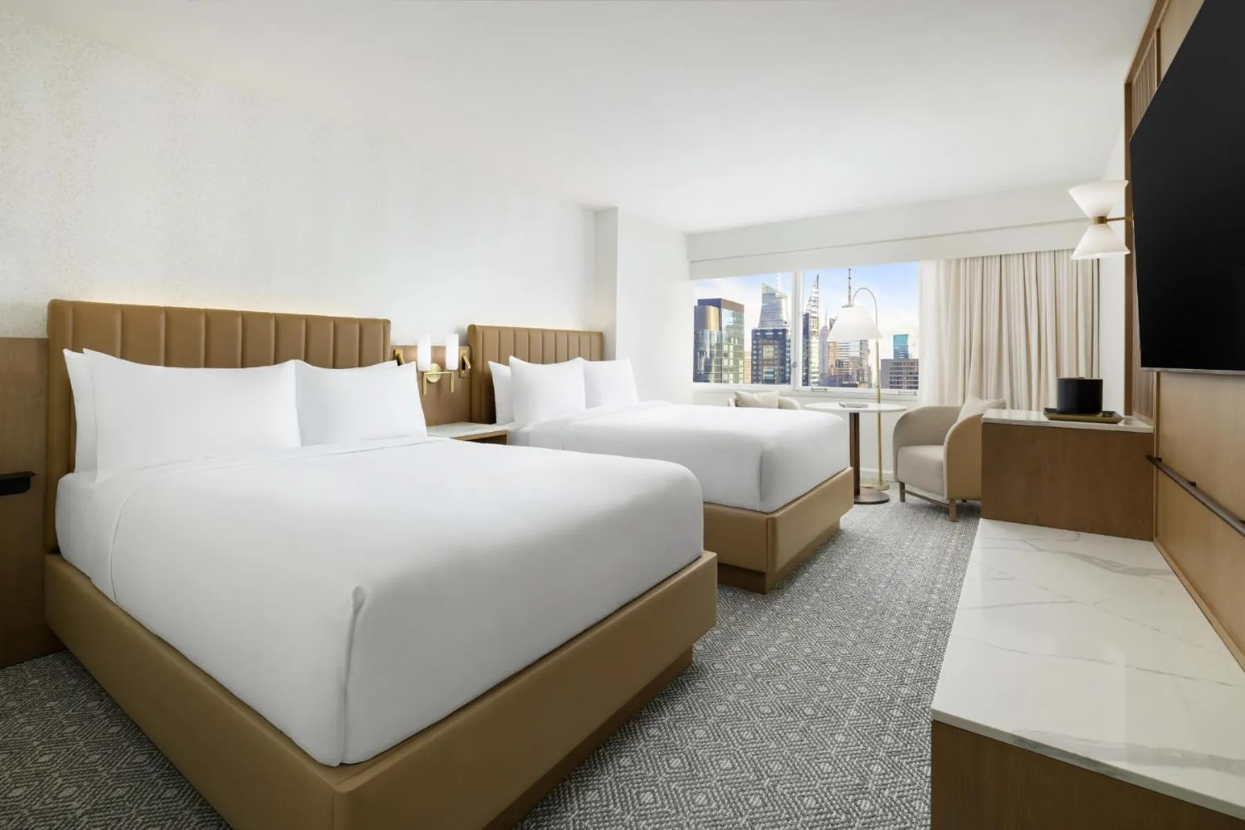 Photo of the whole room, Bed in Hyatt Regency Times Square