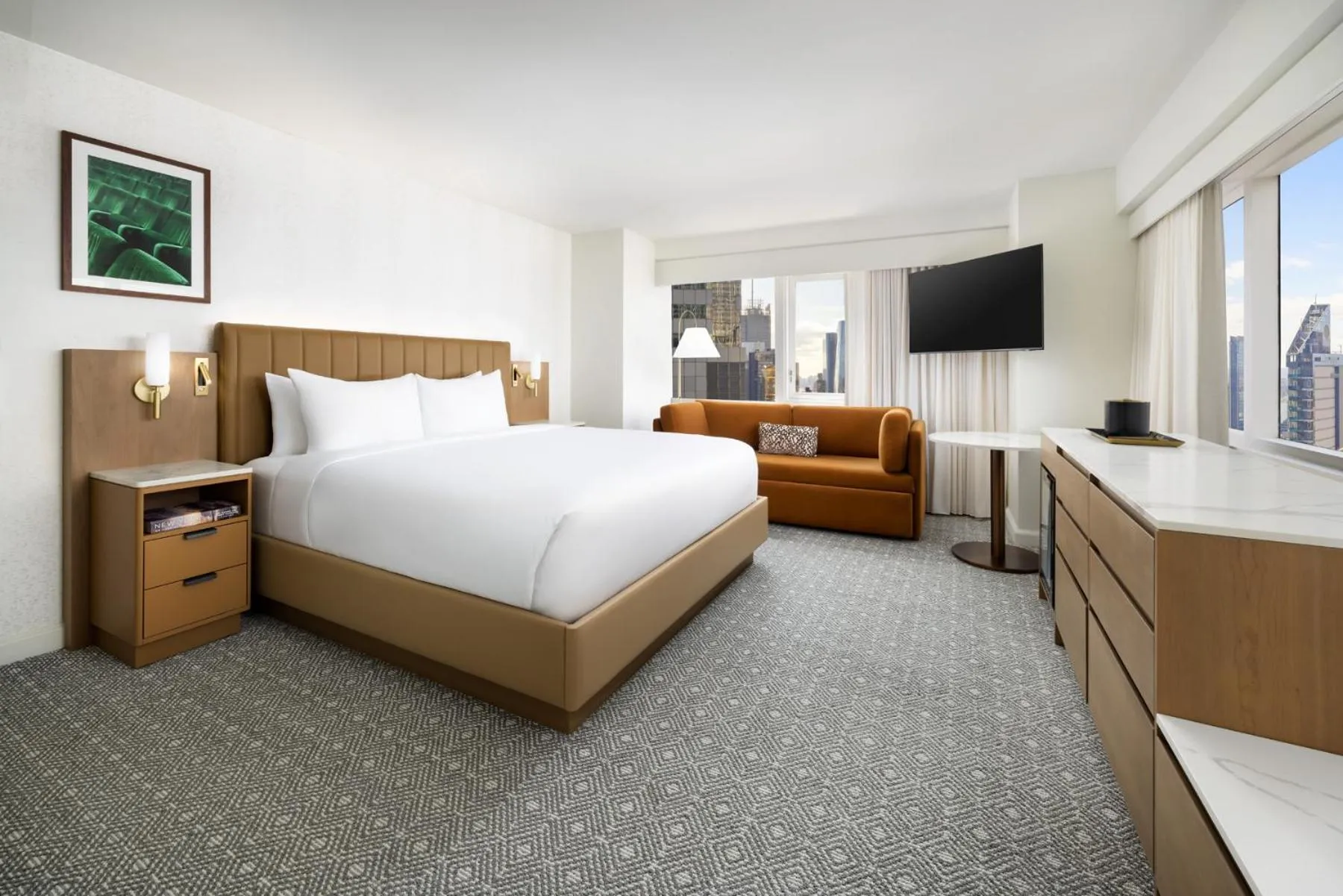 Photo of the whole room, Bed in Hyatt Regency Times Square