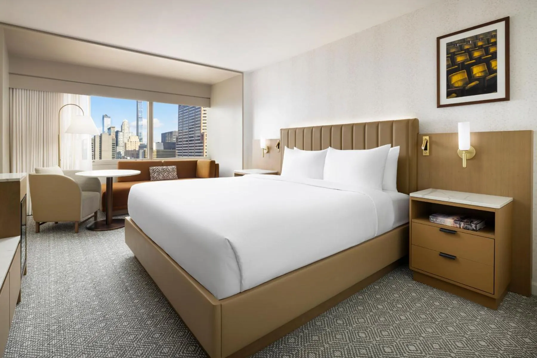 Photo of the whole room, Bed in Hyatt Regency Times Square